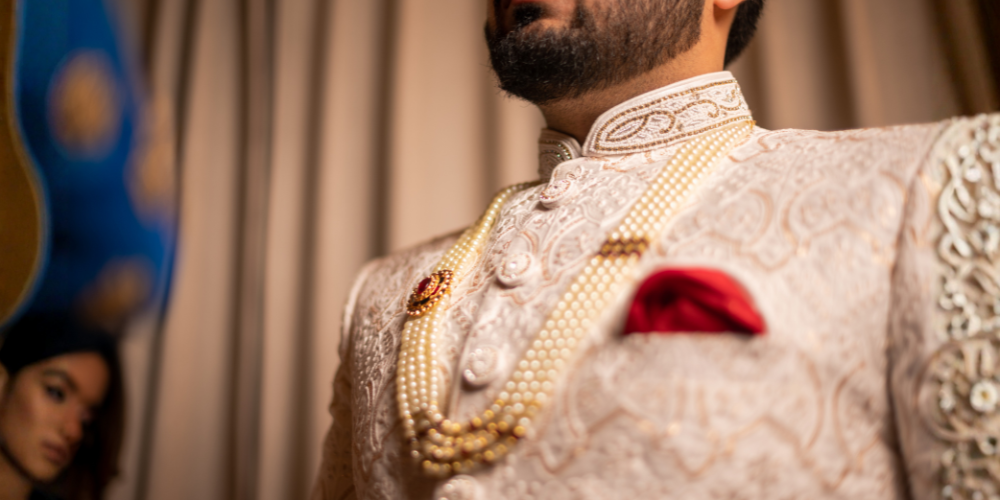 why Indian Grooms Wearing Pearl Necklaces at Weddings ?