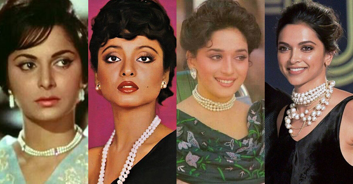 Bollywood celebrities wearing pearl jewellery
