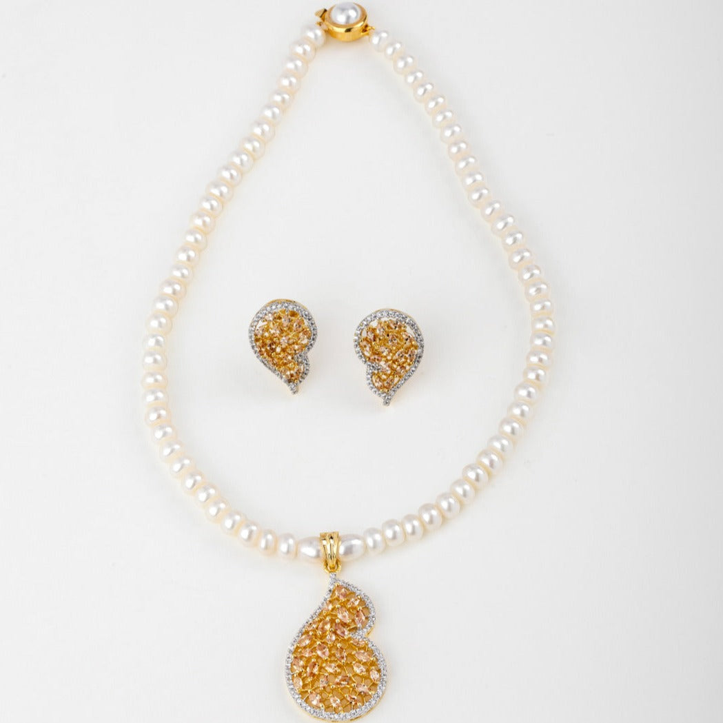 Yellow Symphony Pearl Set