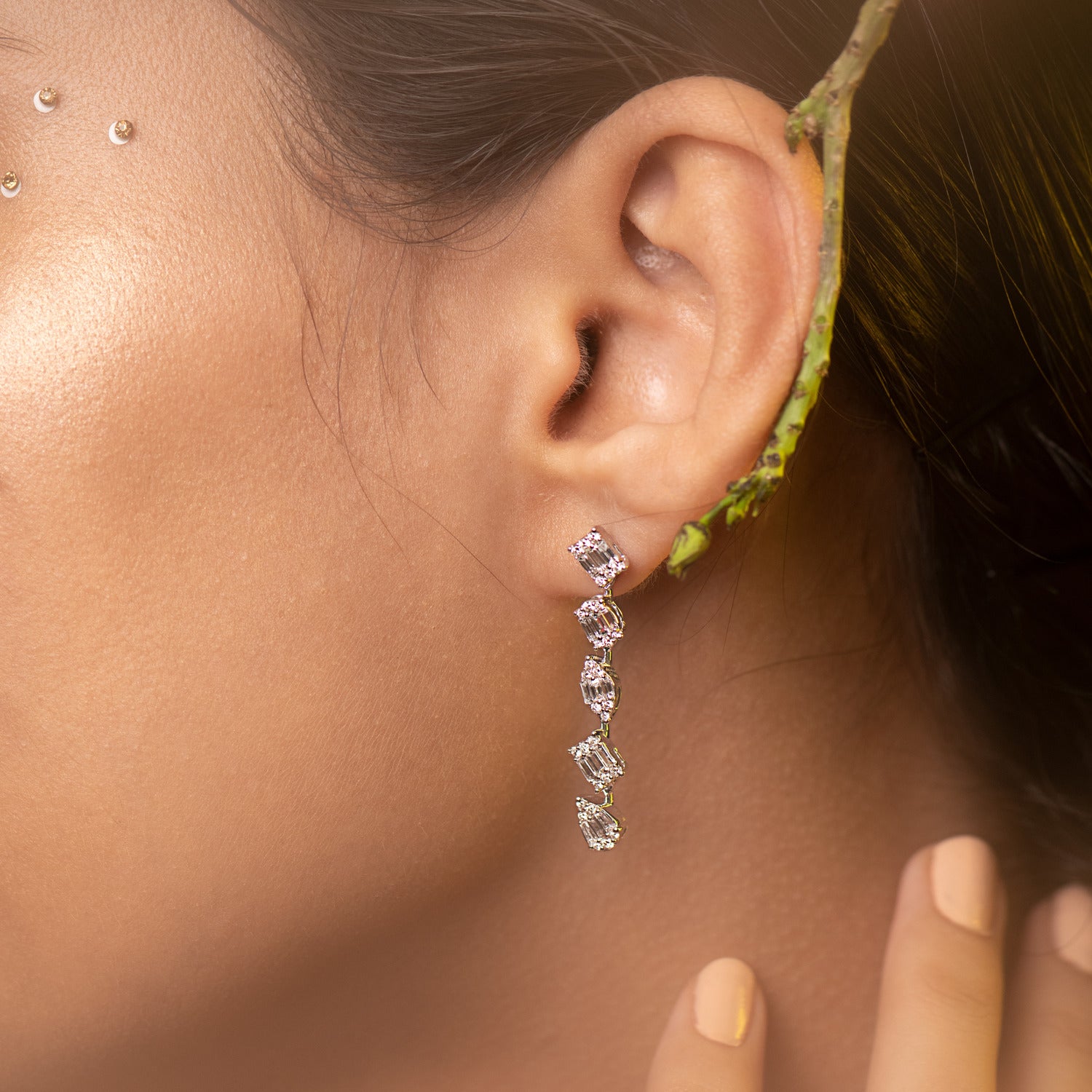 Elegant Diamond Earrings