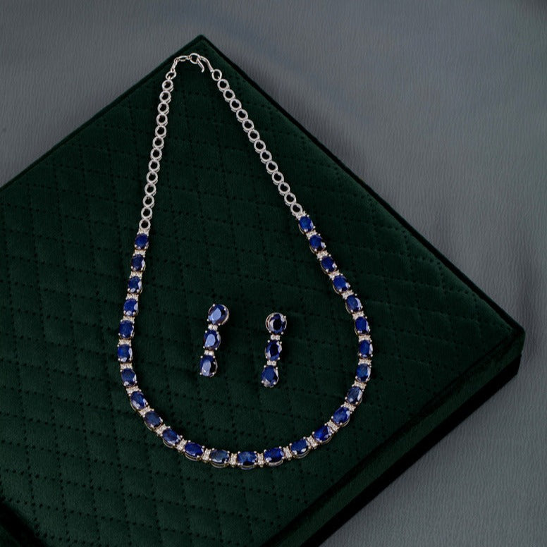 Beyond Sapphire and Diamond Necklace