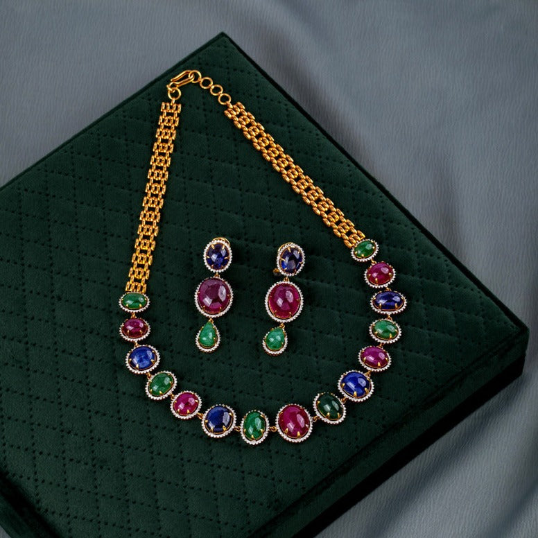 Beyond Precious Gems Diamond Necklace | Pearls