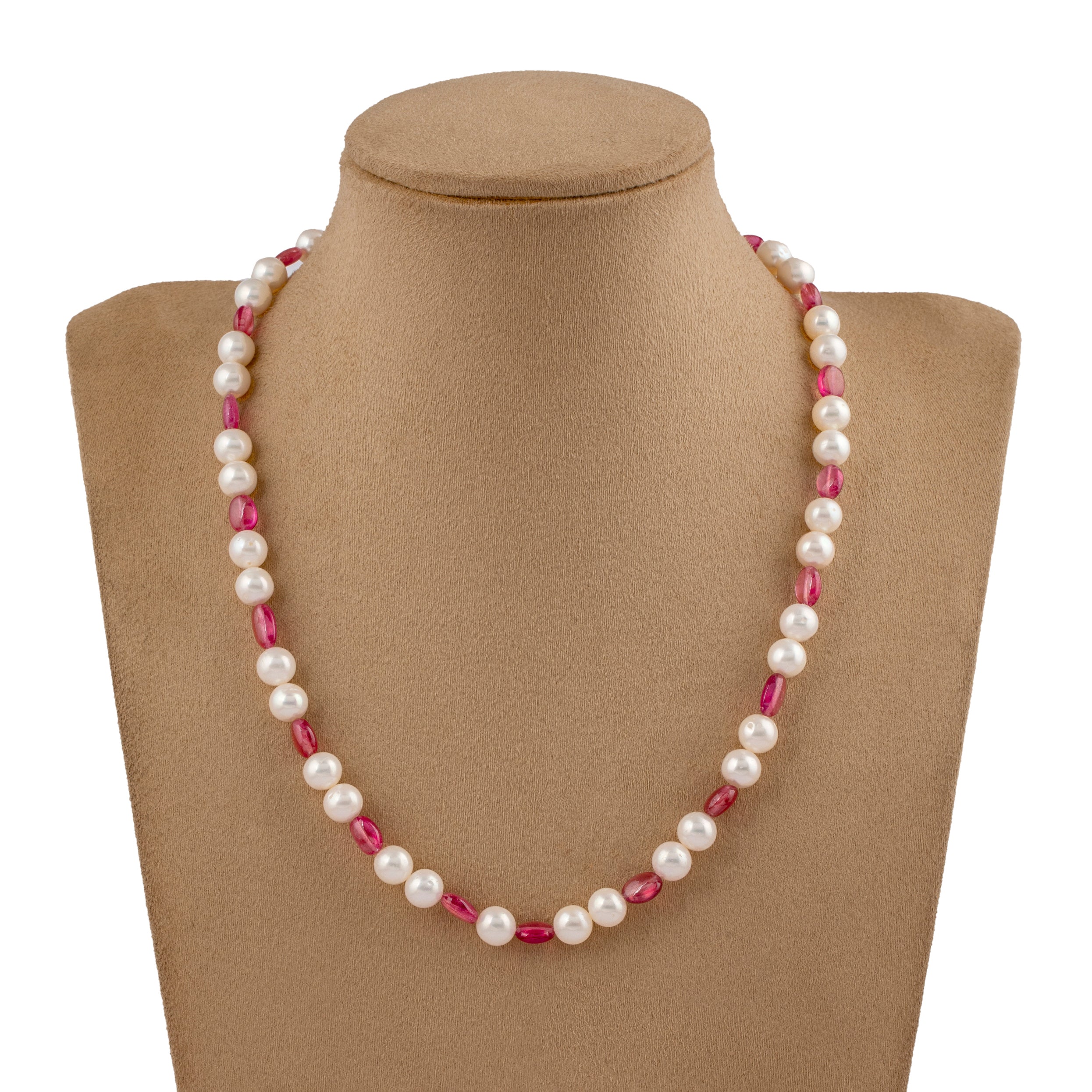 Ruby Radiance Freshwater Pearl Necklace