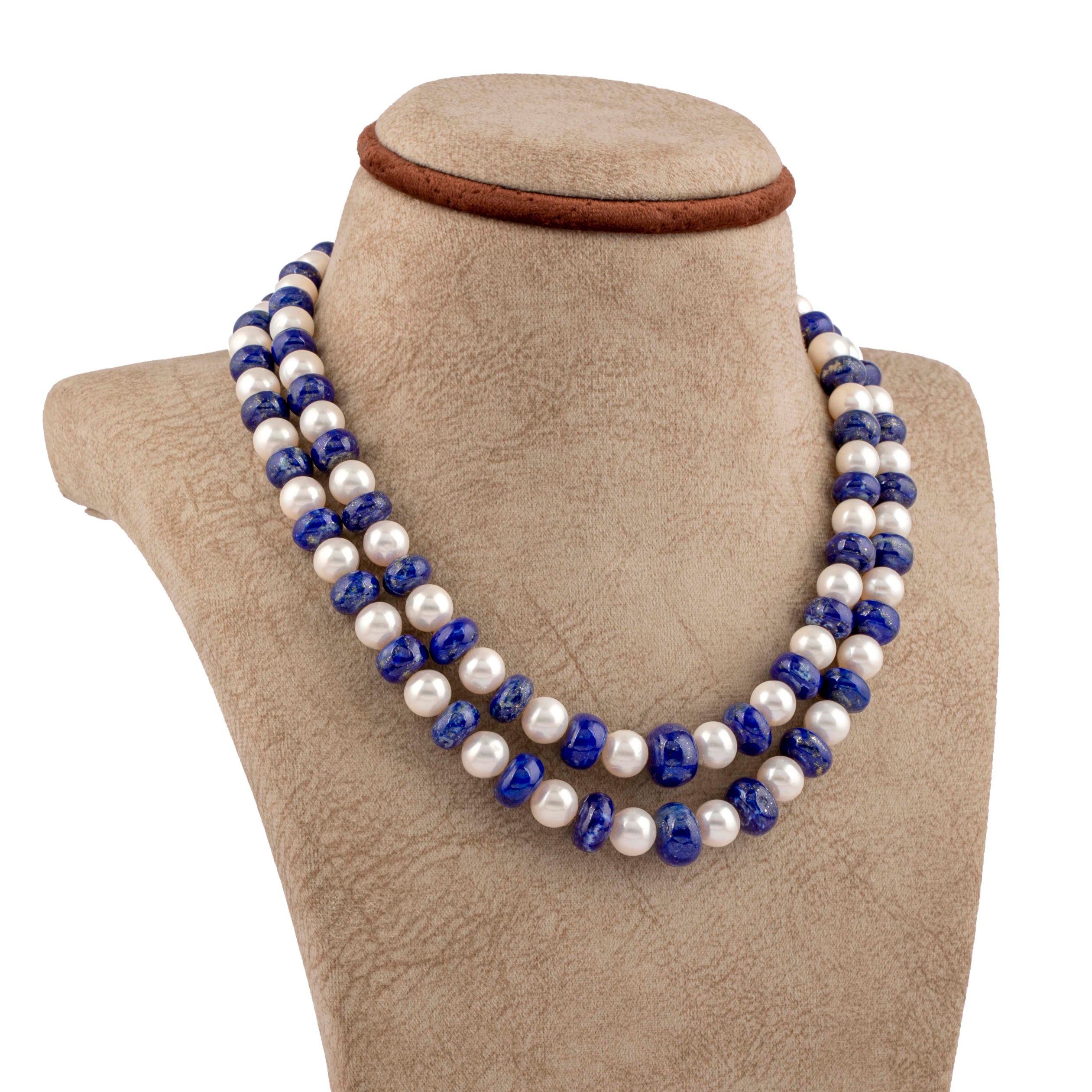 Lapis Luxe Freshwater Pearl Necklace