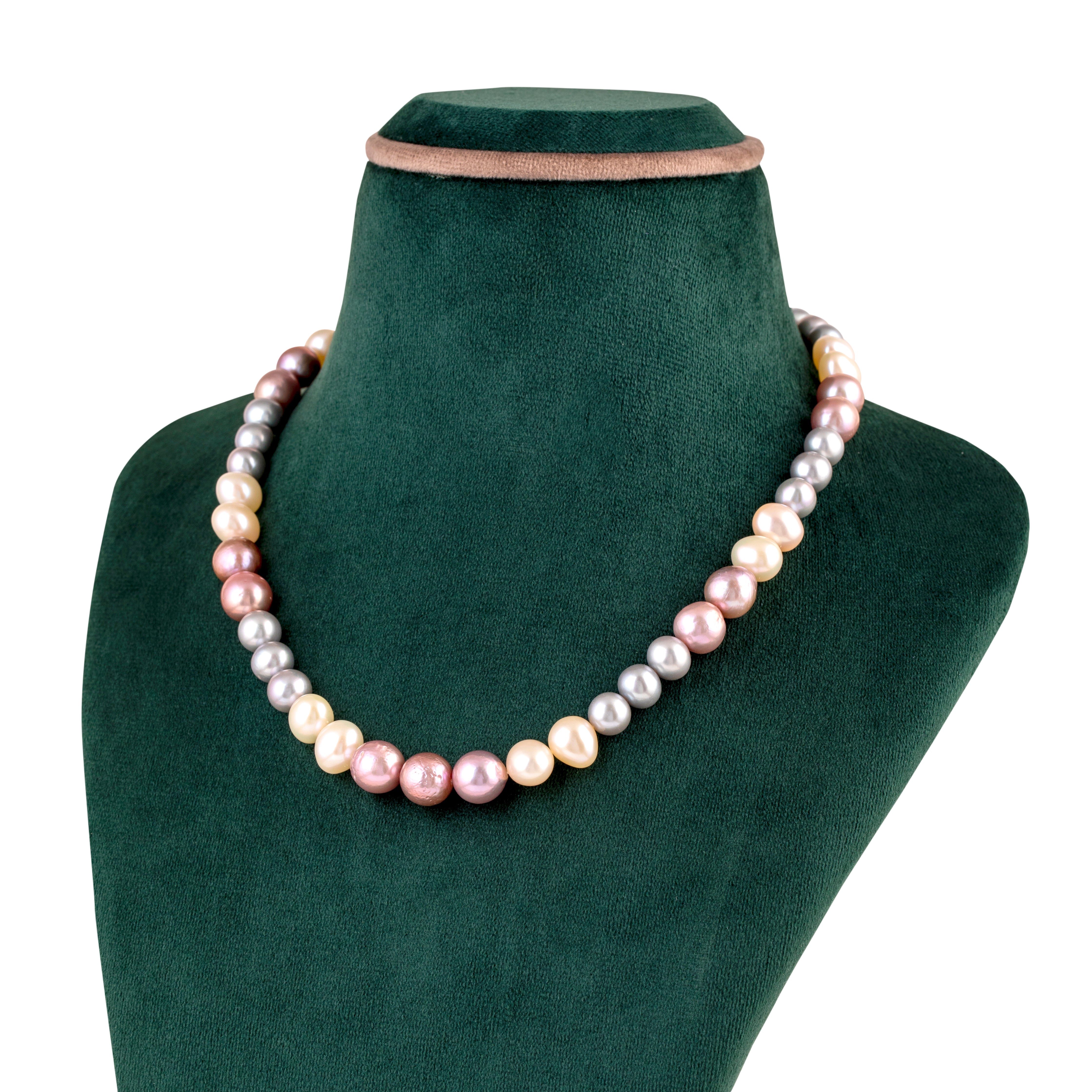Pastel Baroque Elegance Freshwater Necklace
