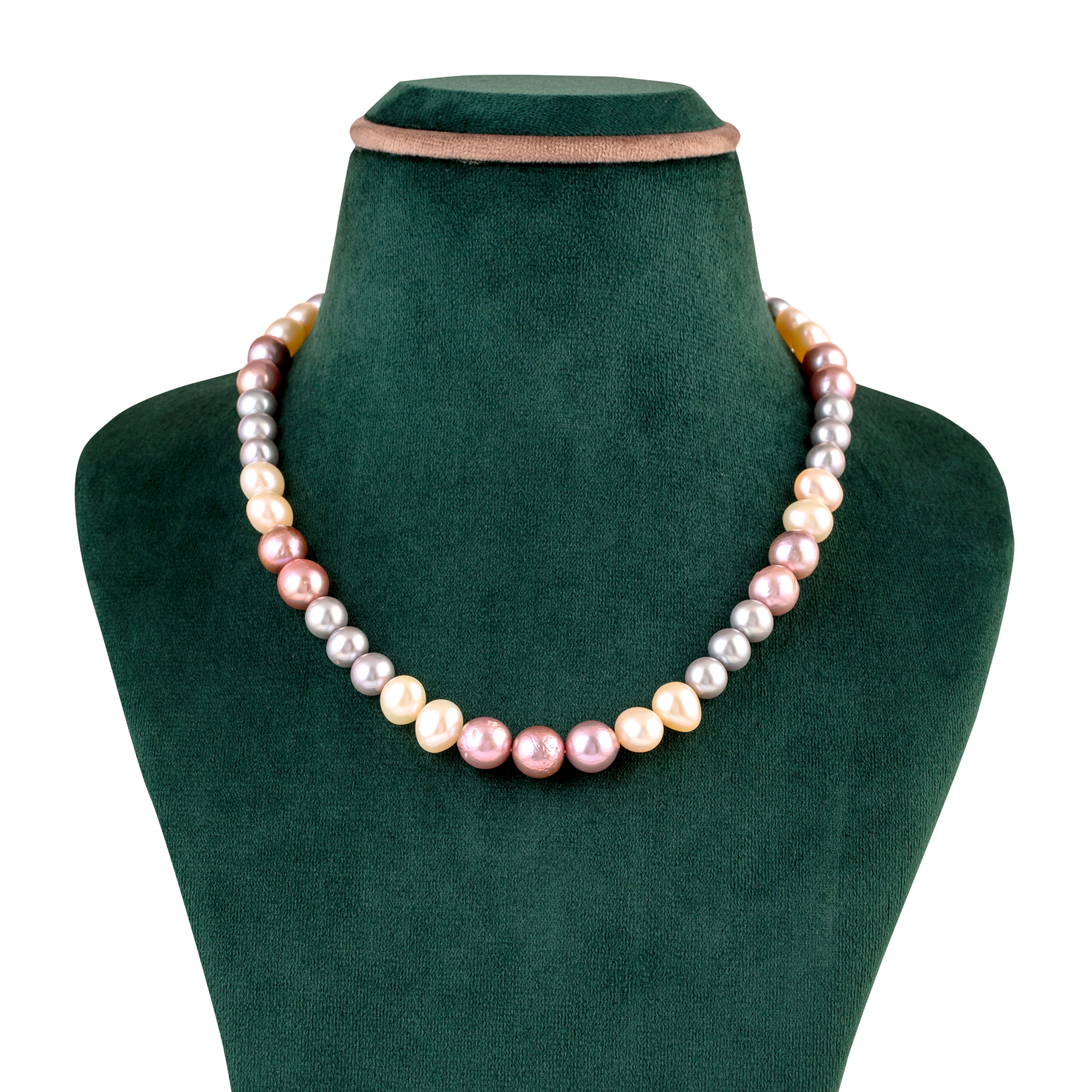 Pastel Baroque Elegance Freshwater Necklace