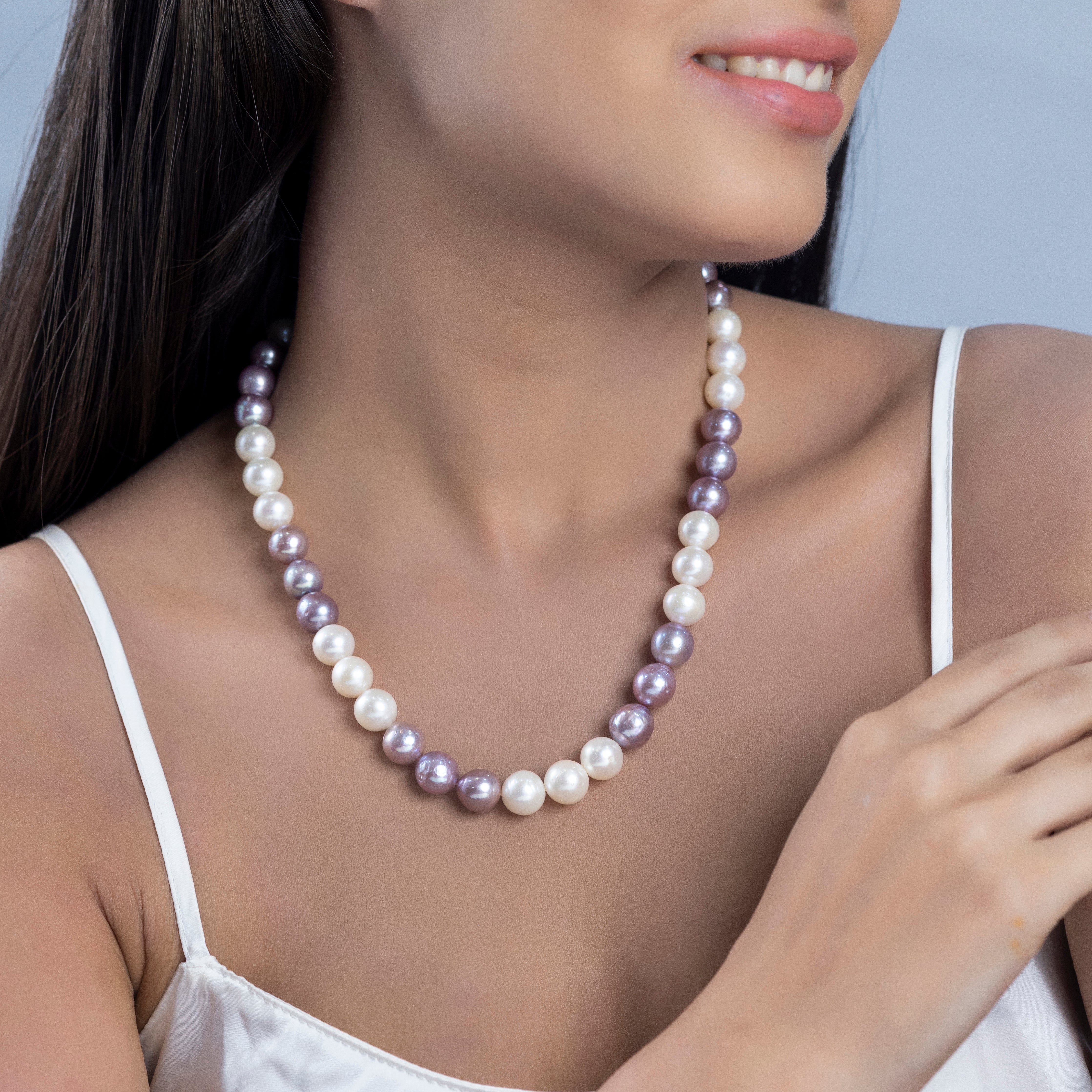Single Line Freshwater Pearl Necklace