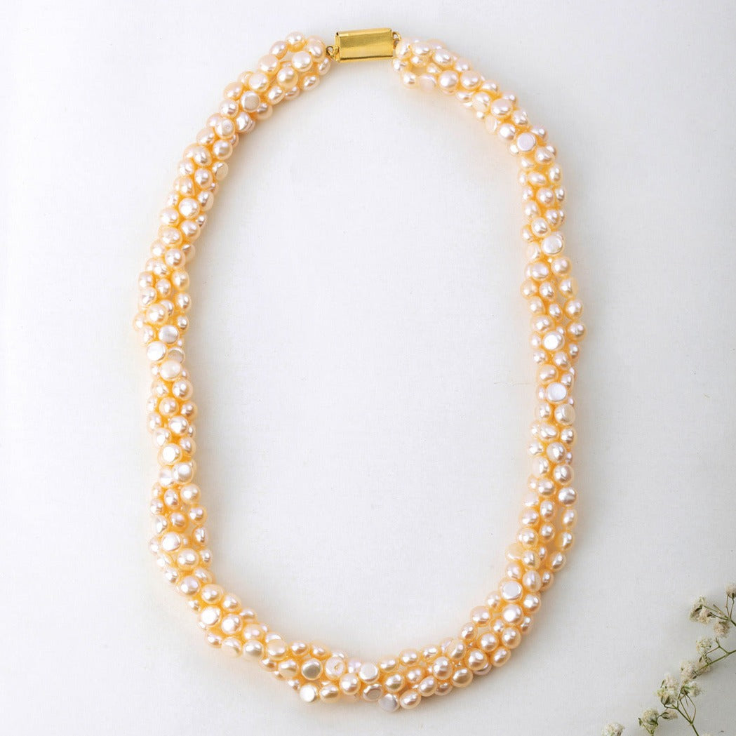 Freshwater 2-line Pearl Necklace