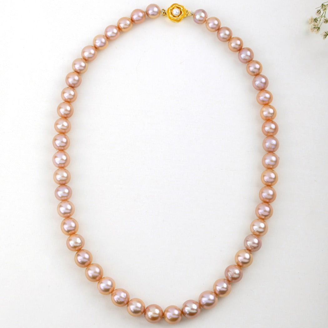 Freshwater Pink Pearl Necklace
