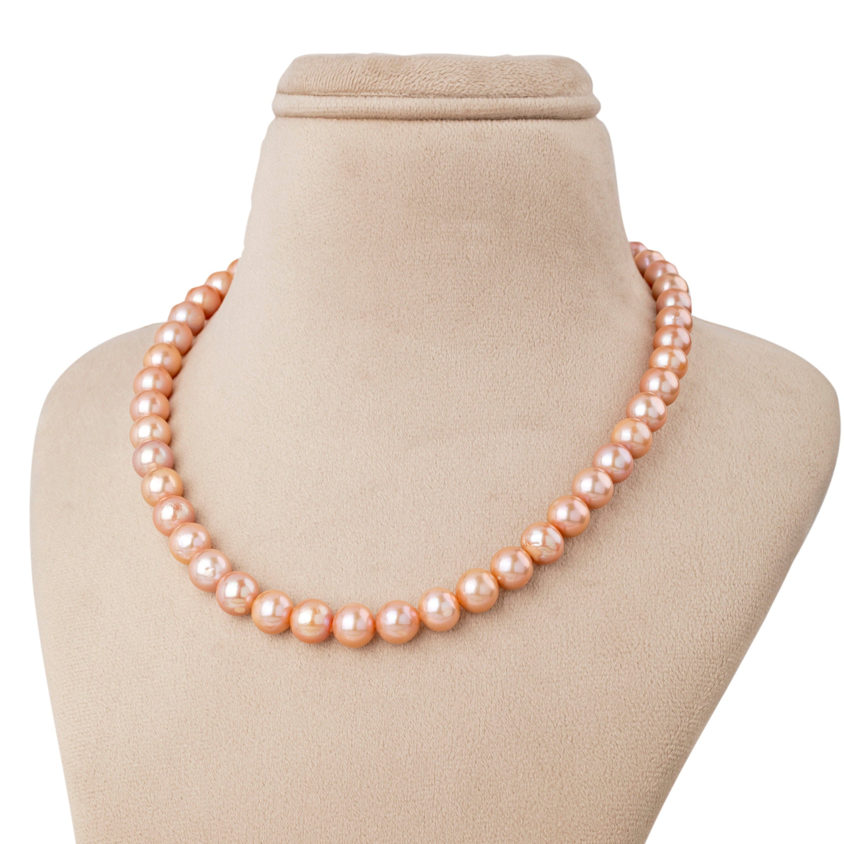 Freshwater Elegant Pink Pearl Necklace