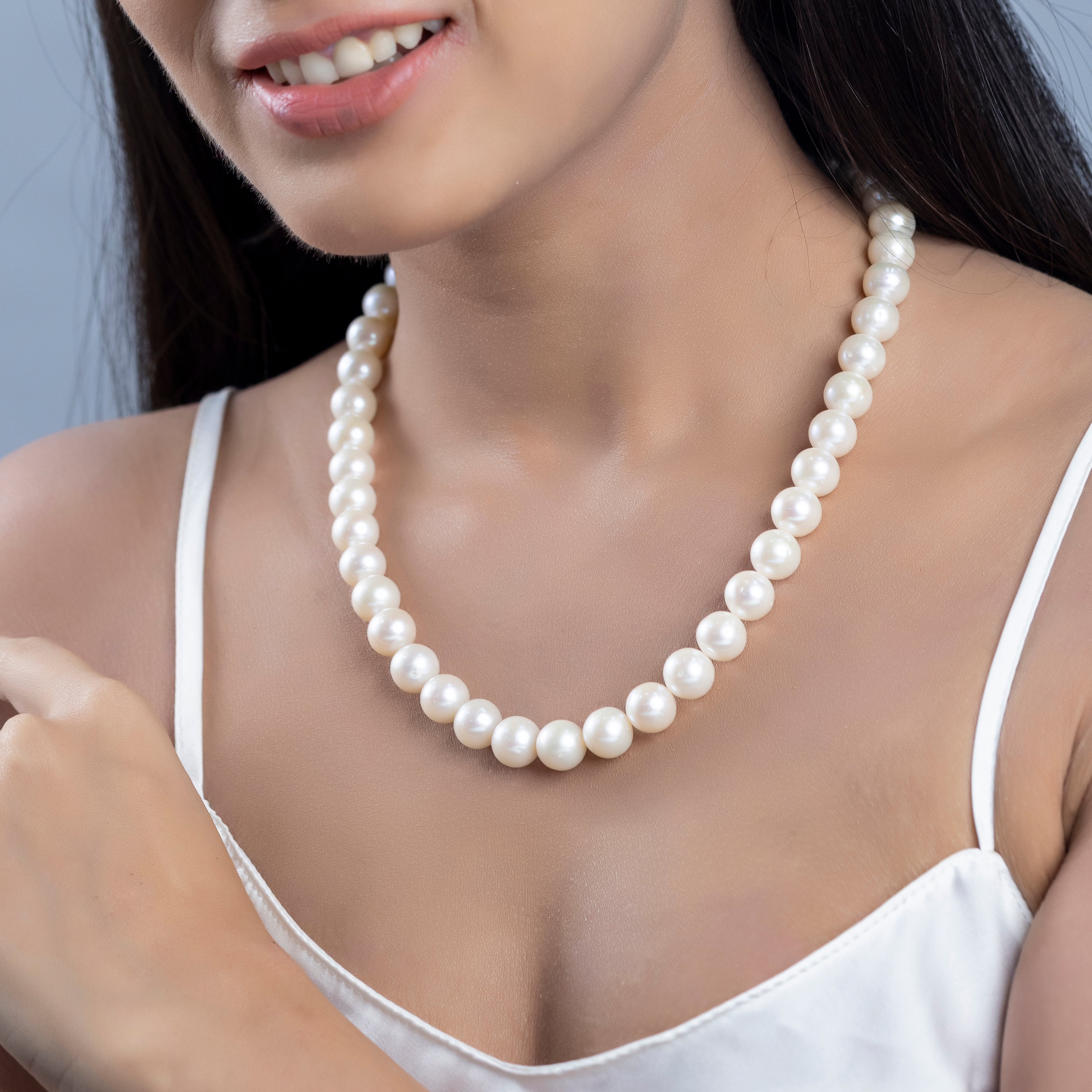 Freshwater Sweet White Beauty Pearl Necklace
