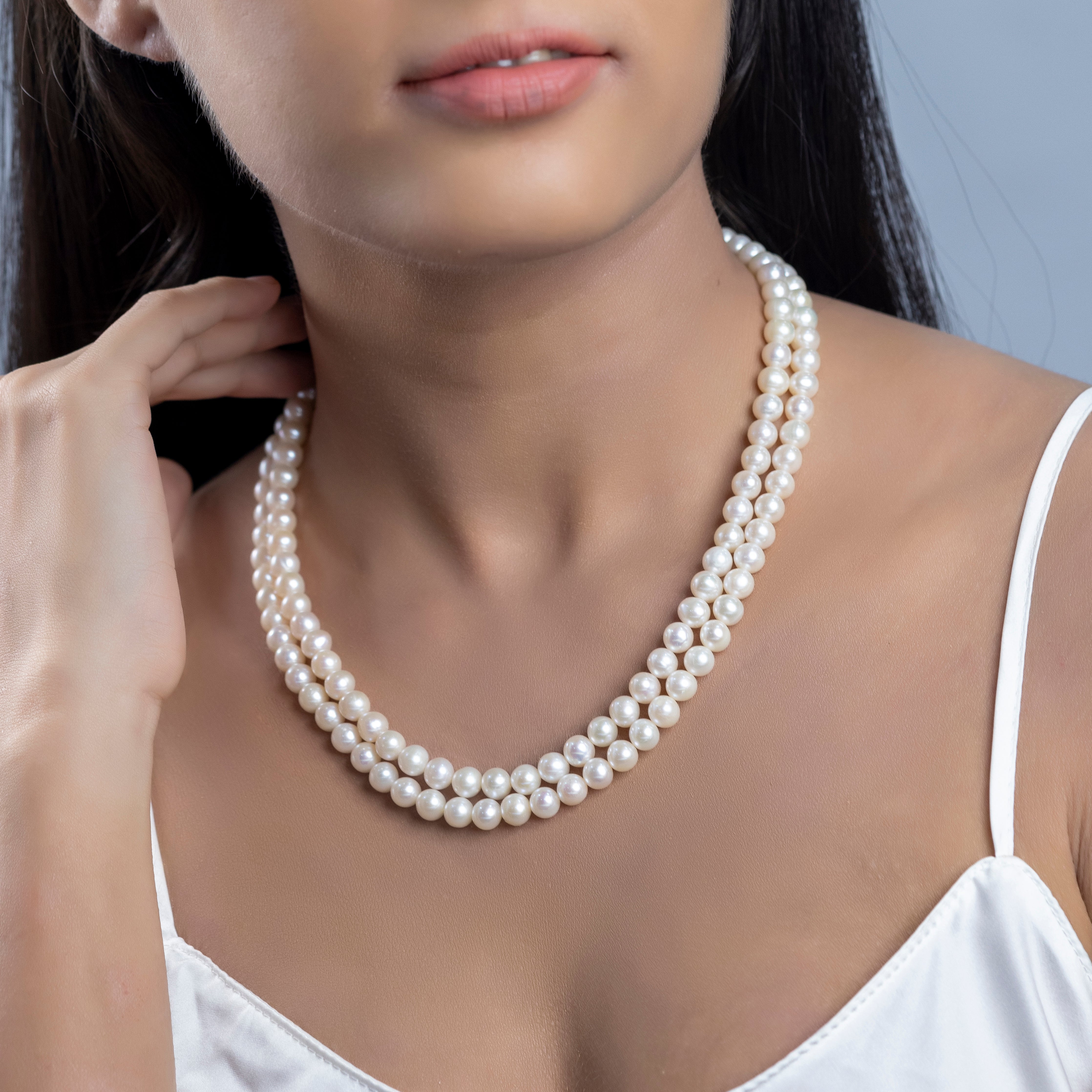 White Freshwater Pearl Necklace