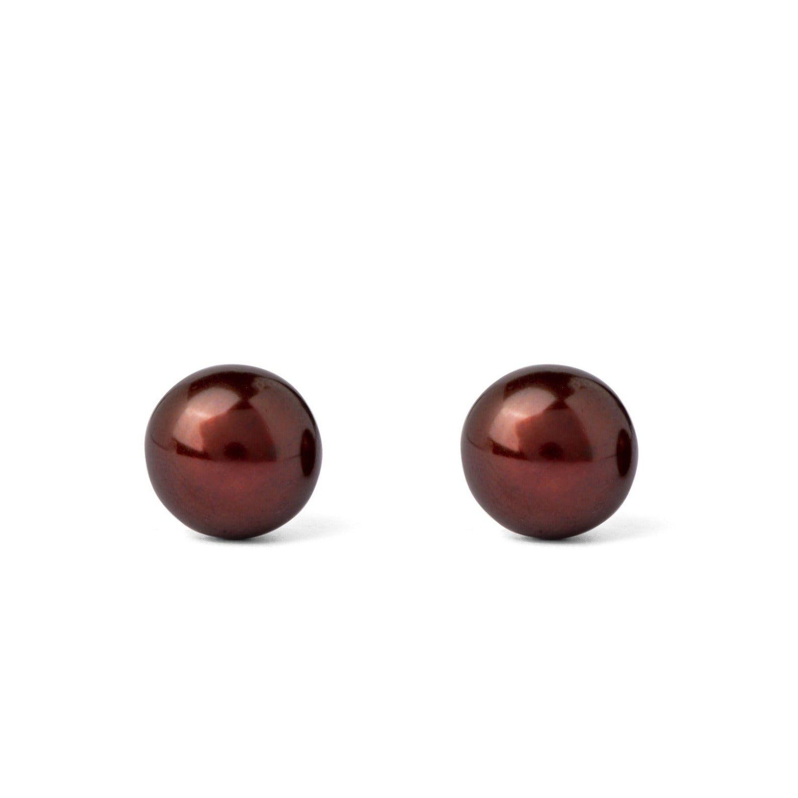 Bronze Night Pearl Stud | Earrings