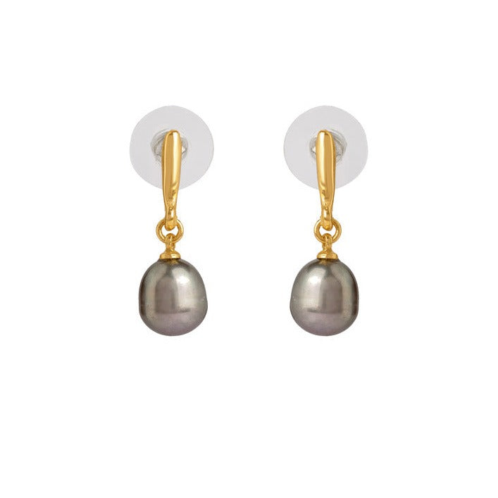 Modern Grey Pearl Drop