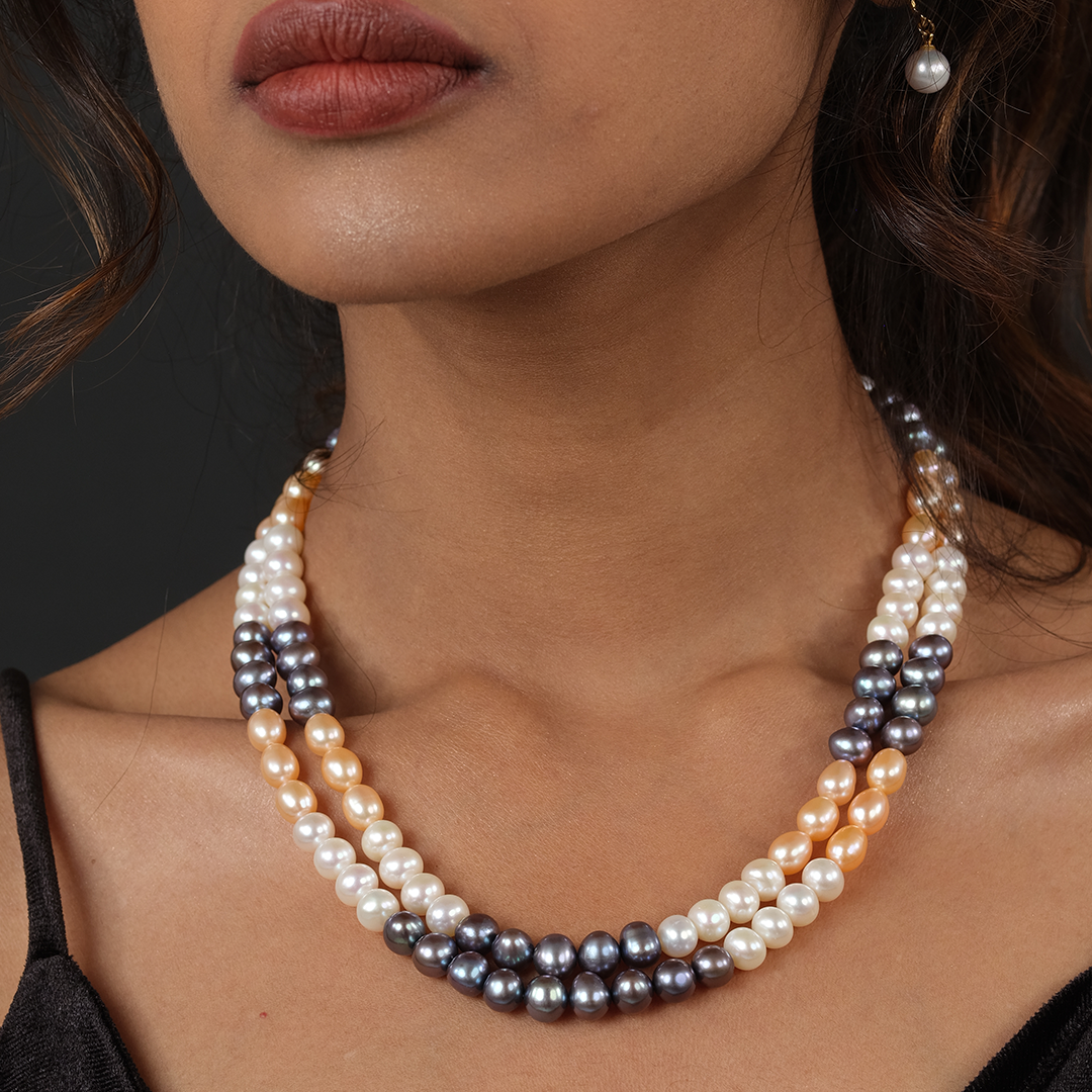 Multicolor Freshwater Pearl Necklace