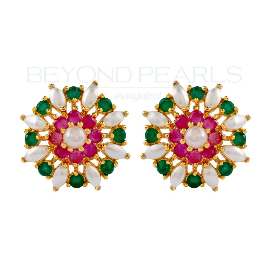 Garden Trio Stud Earrings