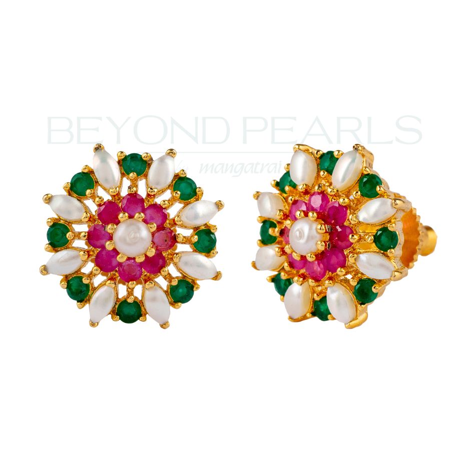 Garden Trio Stud Earrings
