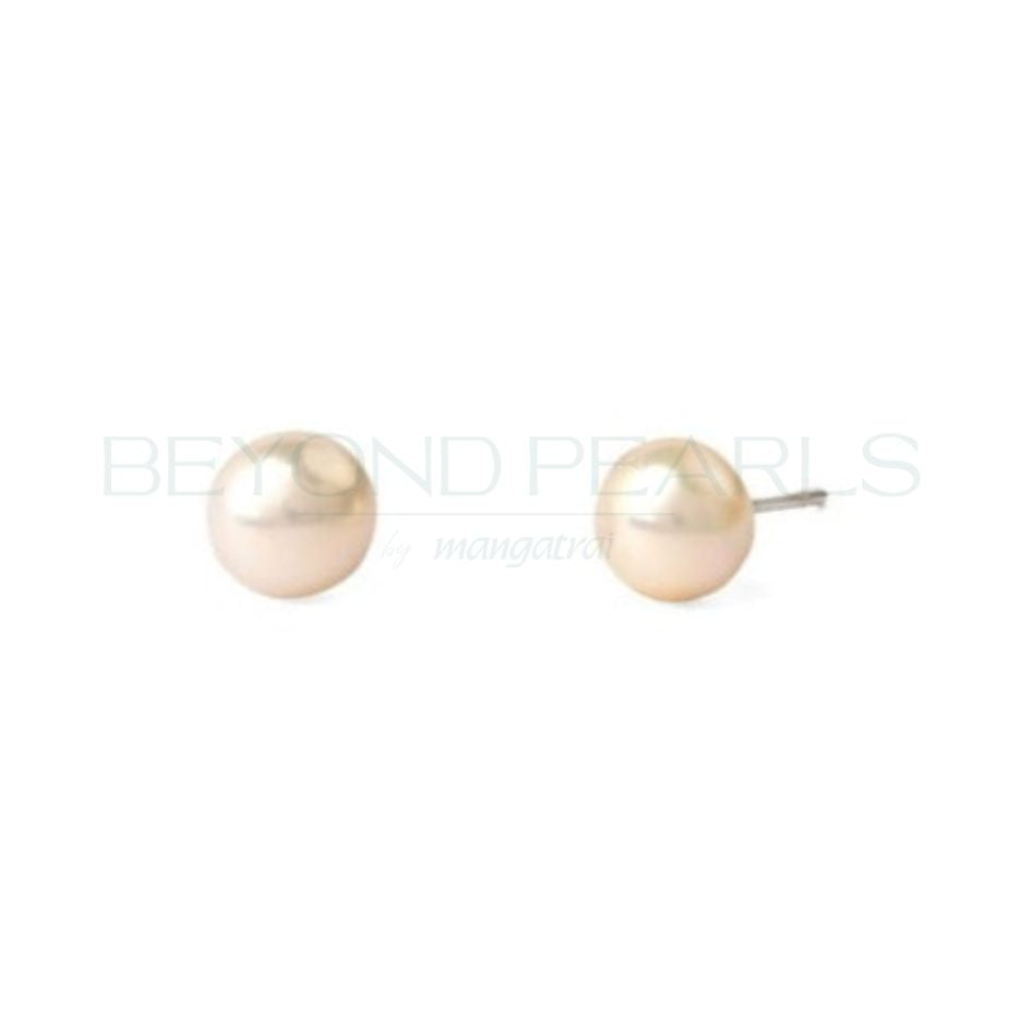 Glistening White 8.50mm Pearl Stud