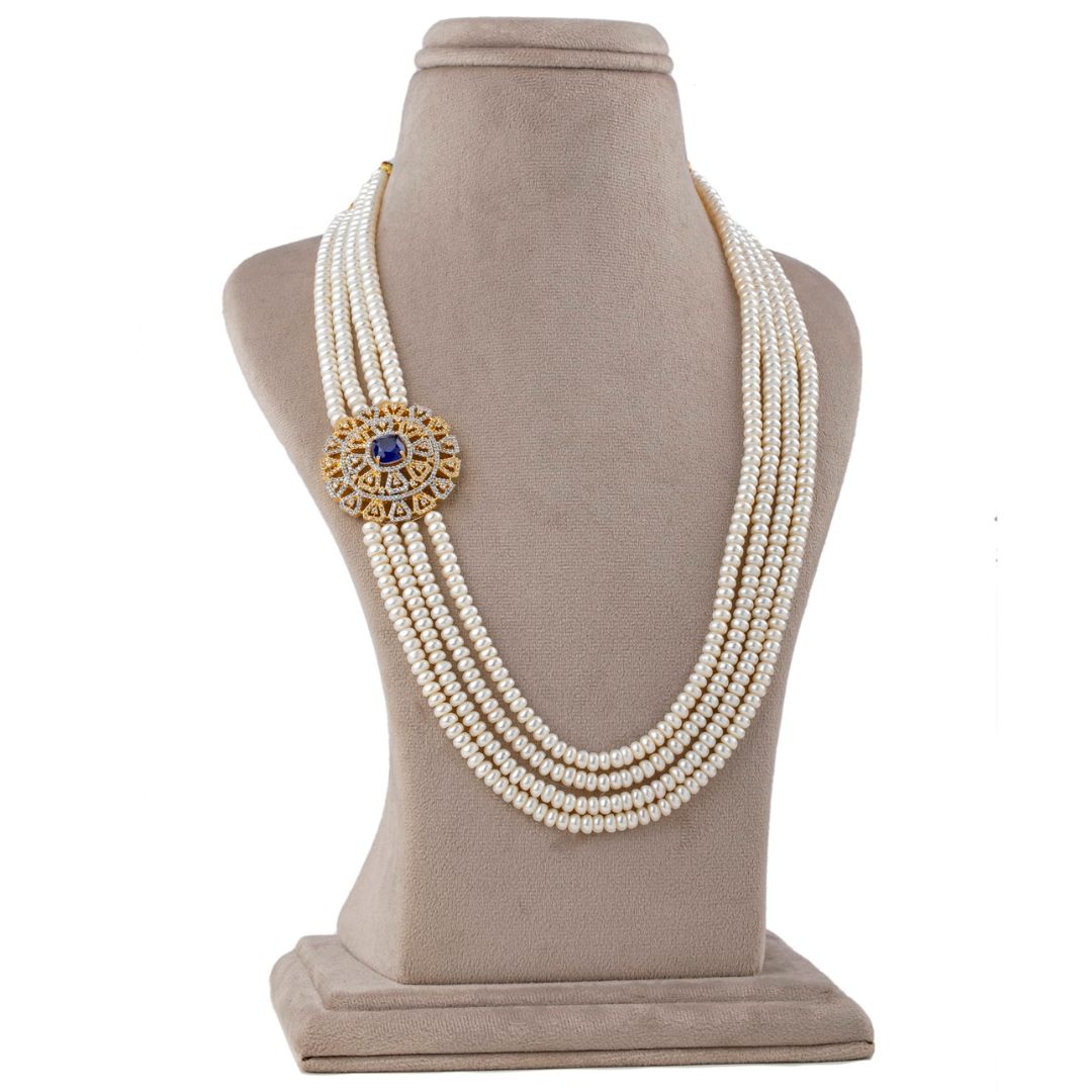 Jeweled Green Oasis Pearl Long set