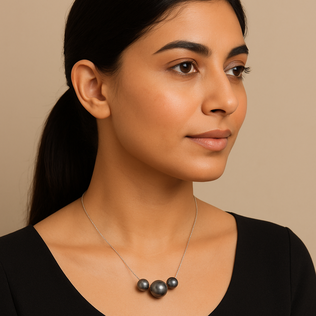 Milestone Lustrous Tahitian Pearl Chain