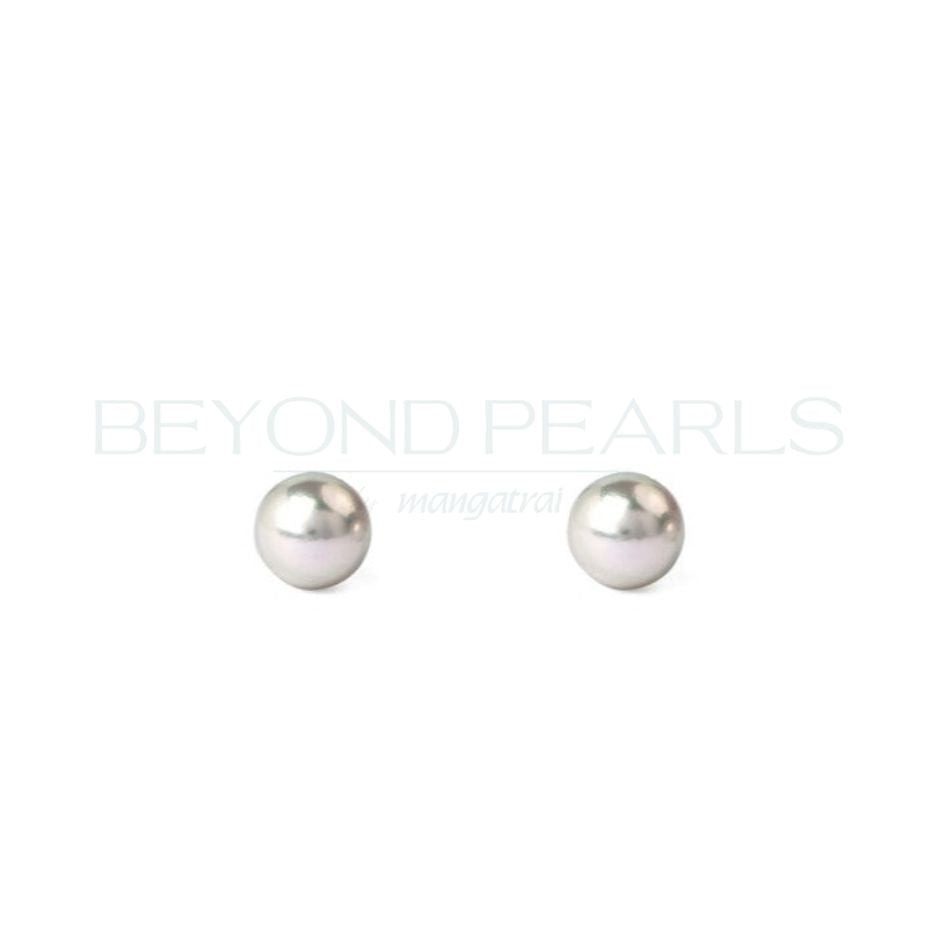 Misty Silver Shimmer 10.50mm Stud Earring