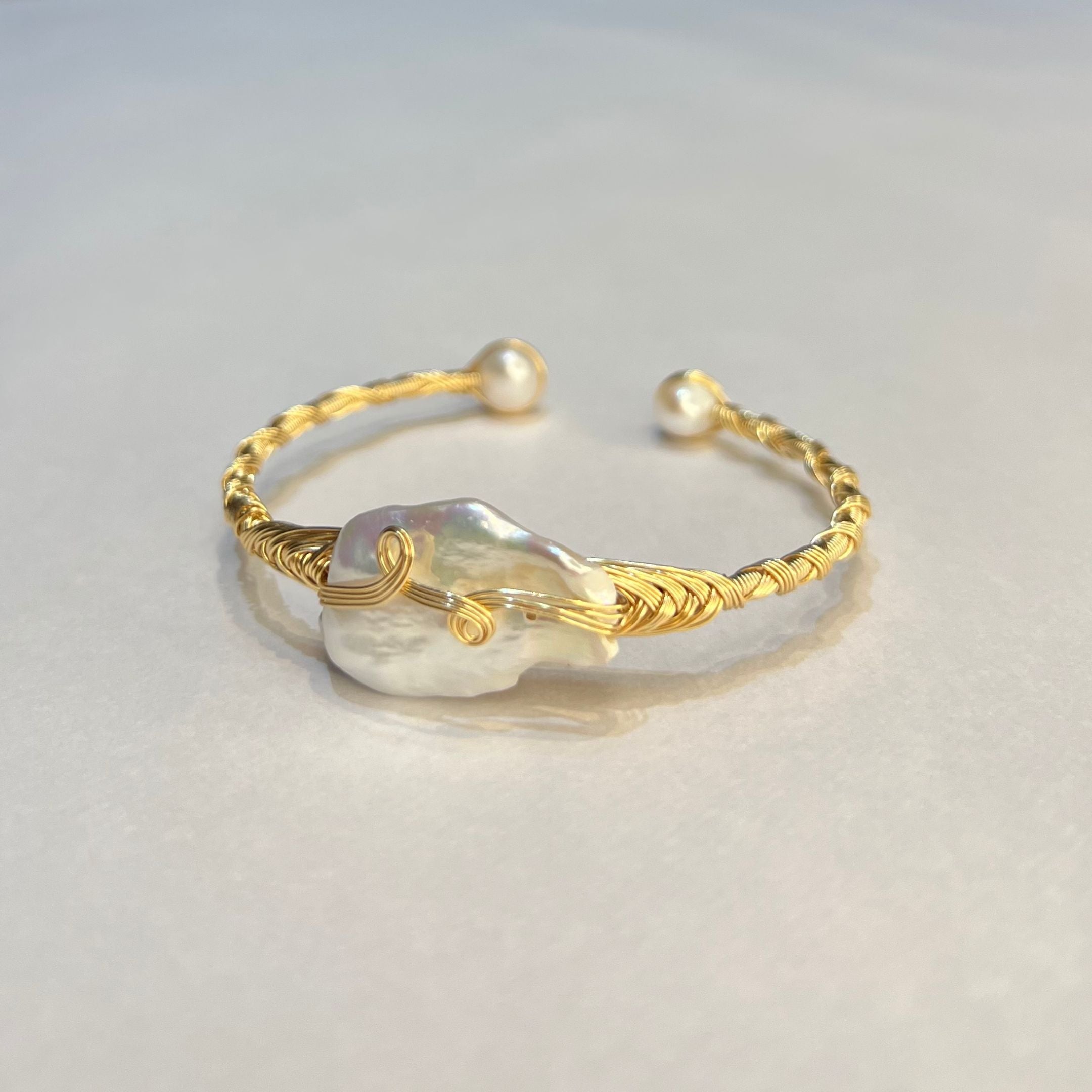 Mystic Bond - Baroque Pearl Rakhi Bracelet