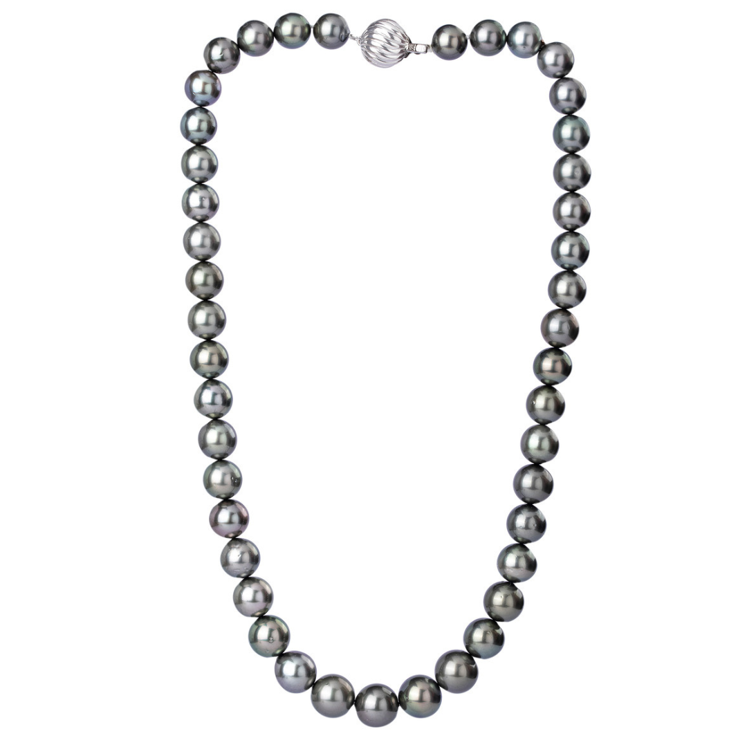 Mystic Lagoon Single Strand Tahitian Pearl Necklace 1