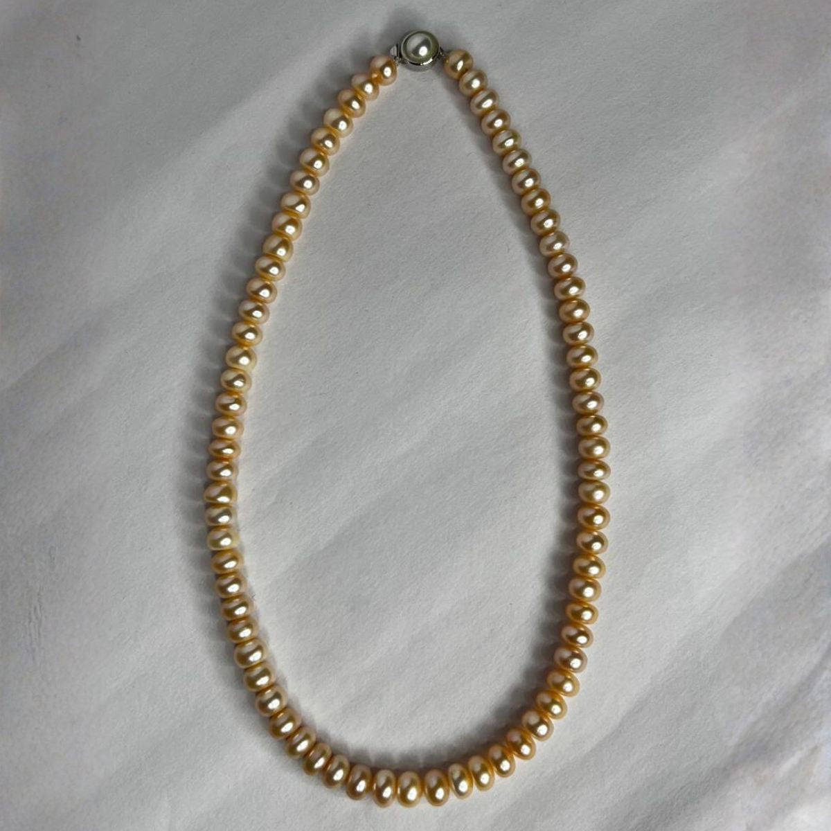 Peach Button Pearl Gift Set