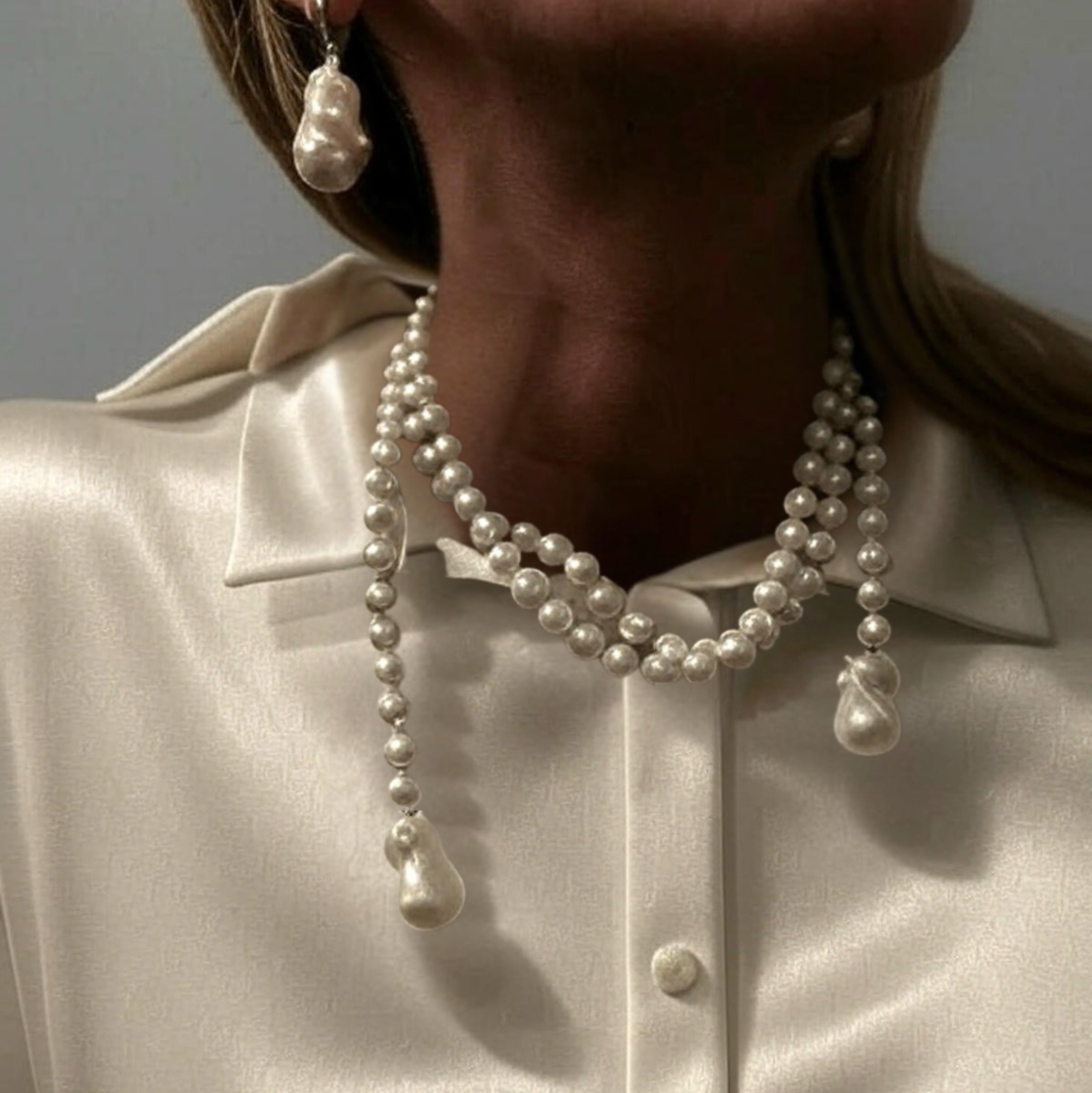 Freshwater Pearl Scarf