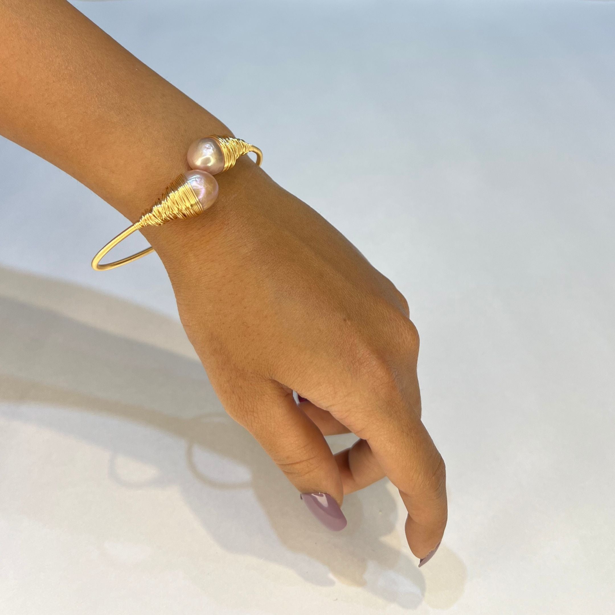 Soul Ties – Dual Pearl Rakhi Bracelet