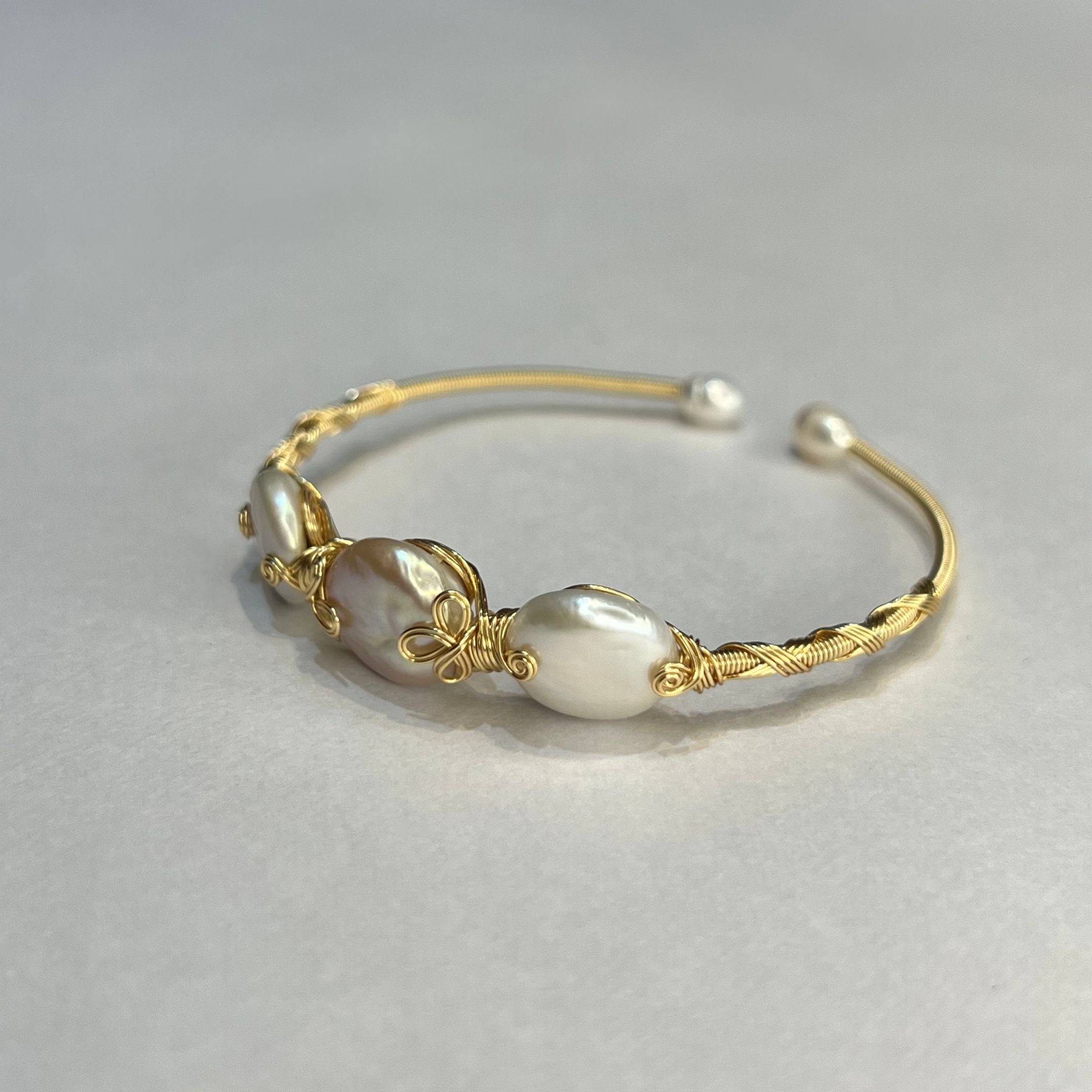 The Soul Knot Baroque Pearl Rakhi Bracelet