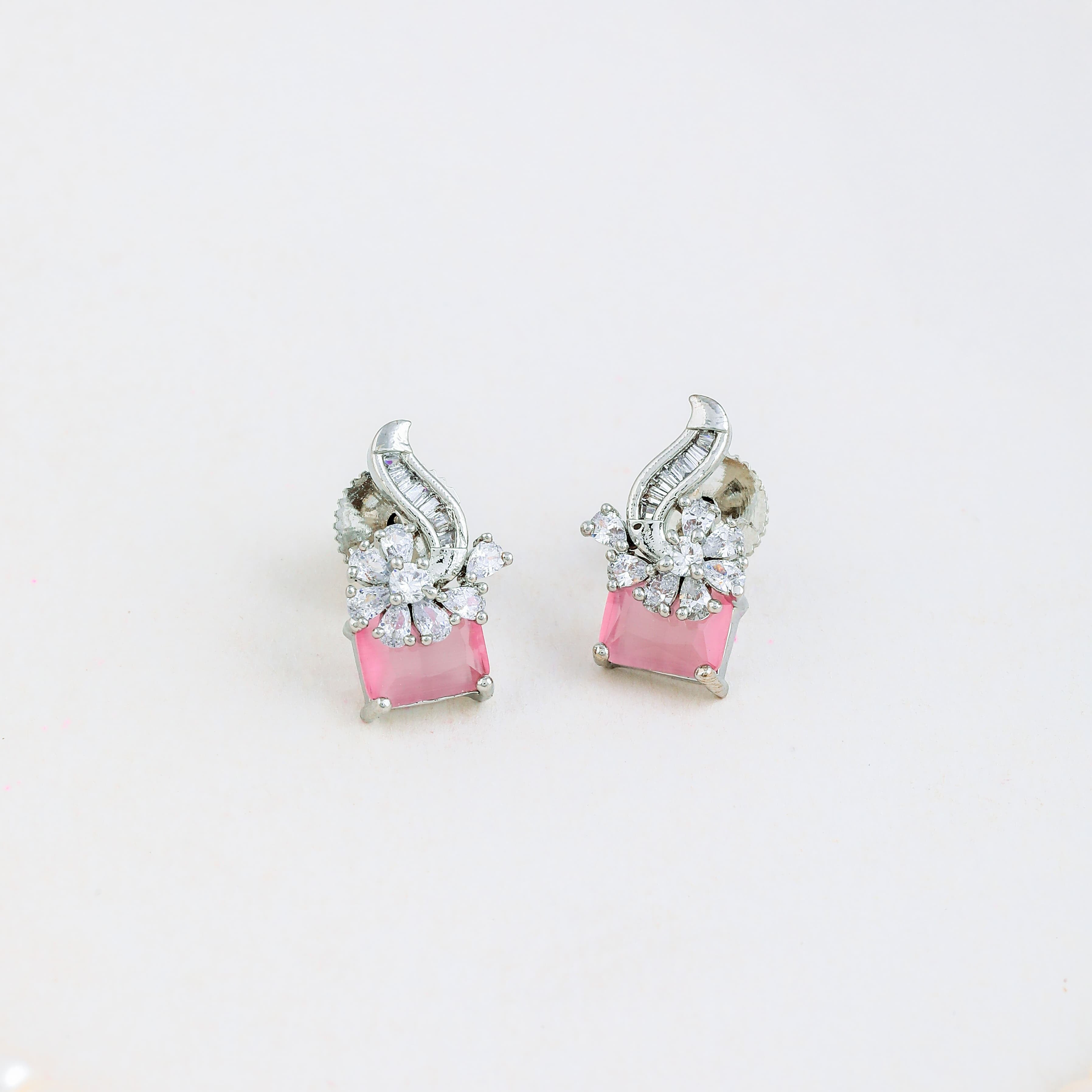 Pink Drop Pearl Jewelry Set