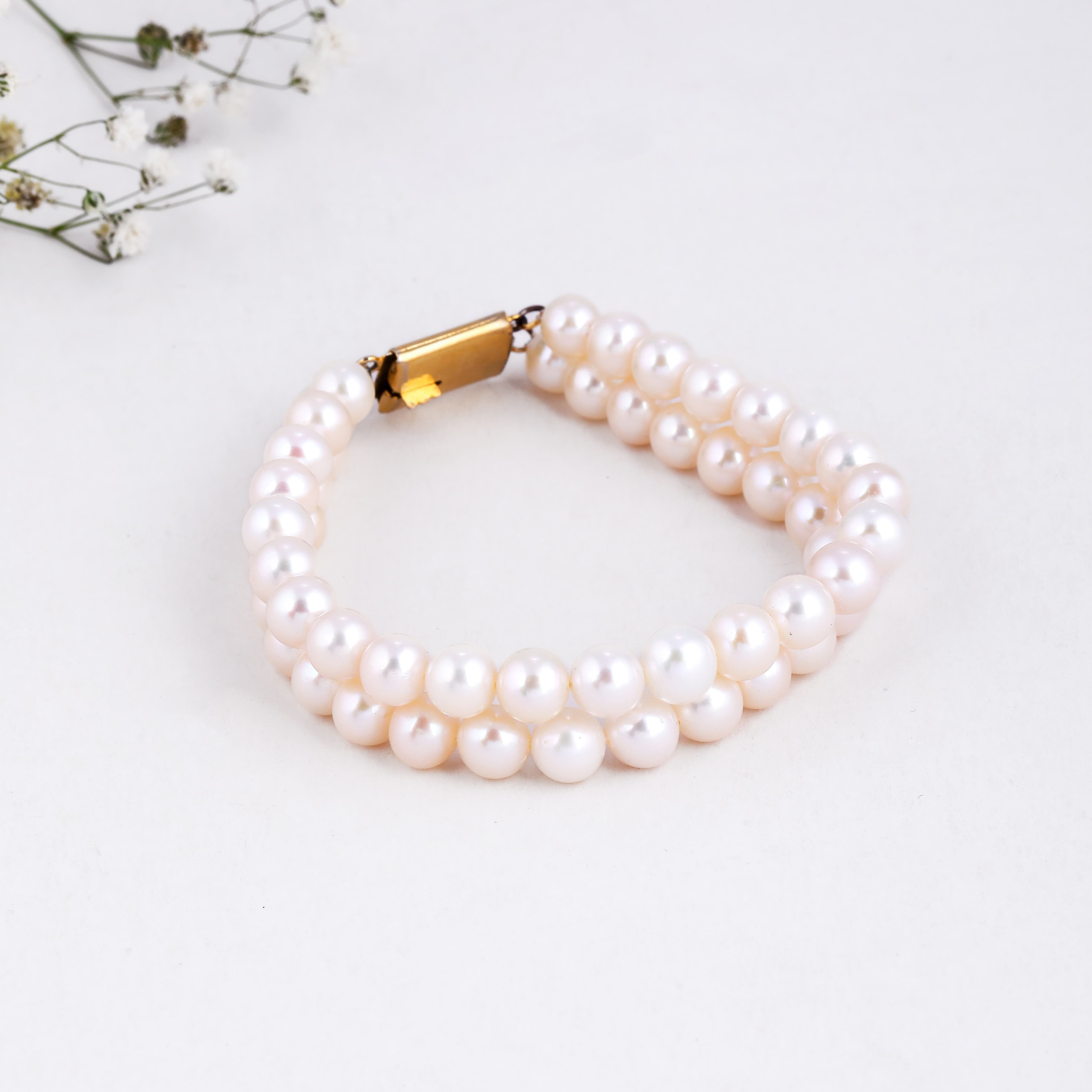 Eternal Bliss White Double-Row Bracelet