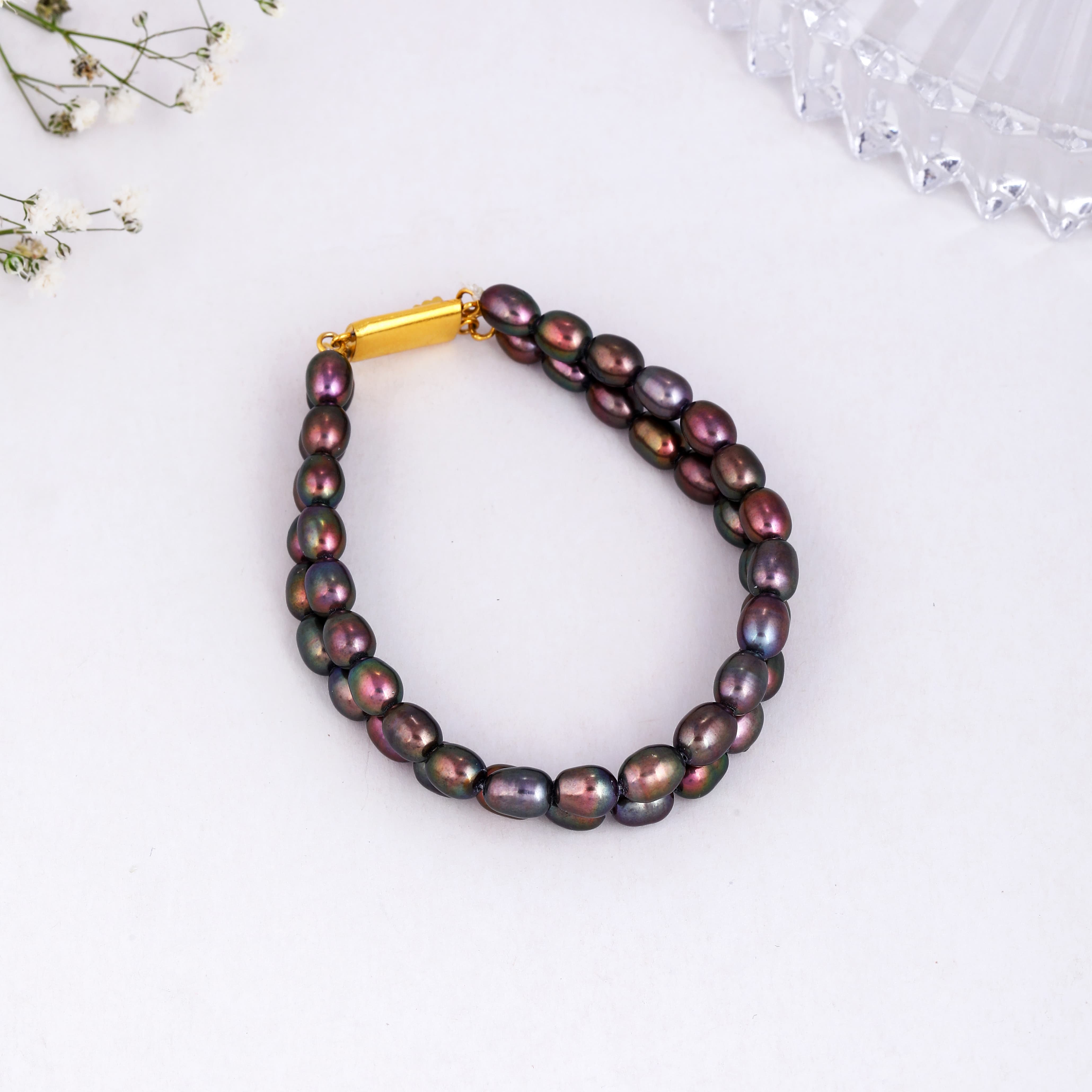 Twilight Oval Double-Row Bracelet