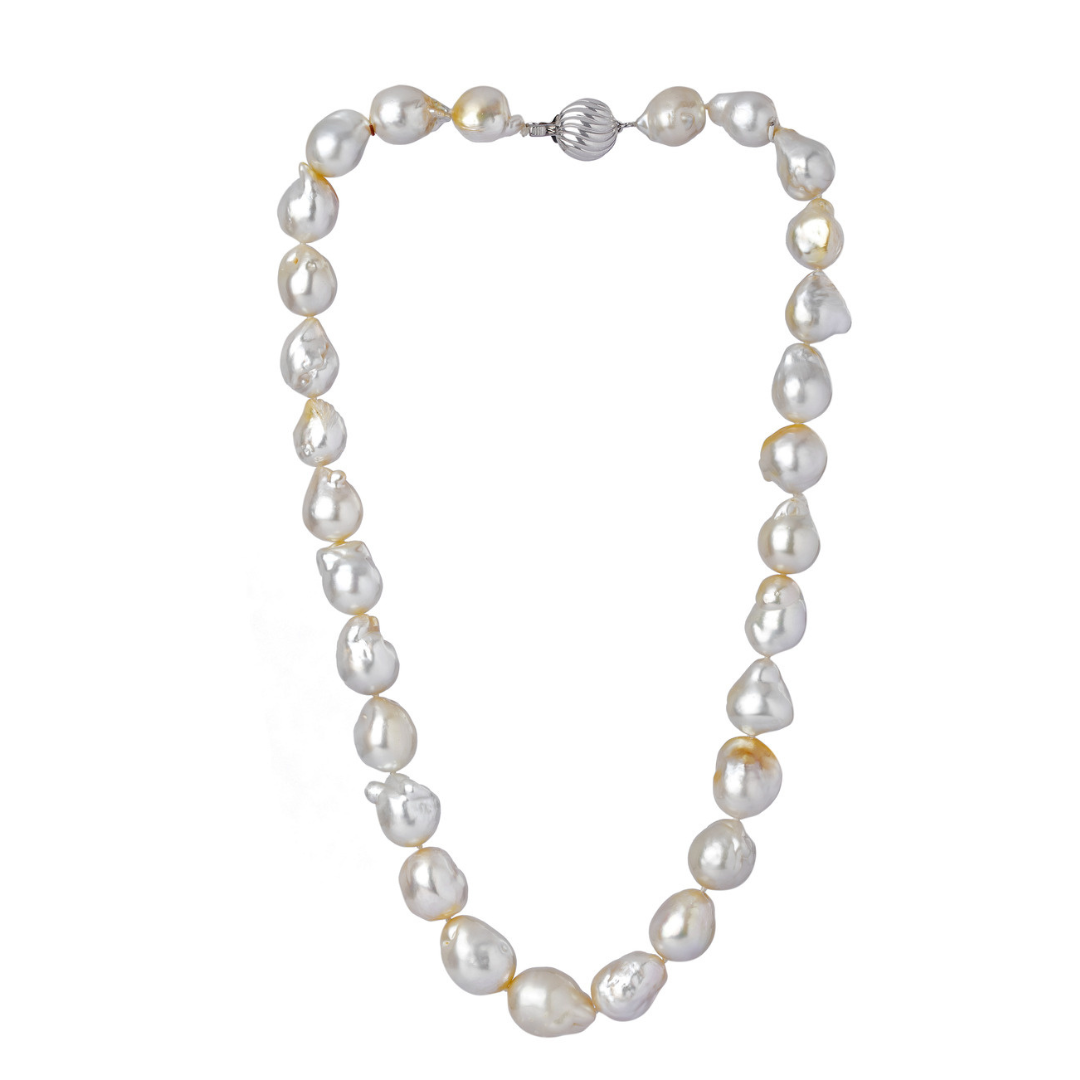 Sunset Serenade Baroque Pearl Necklace