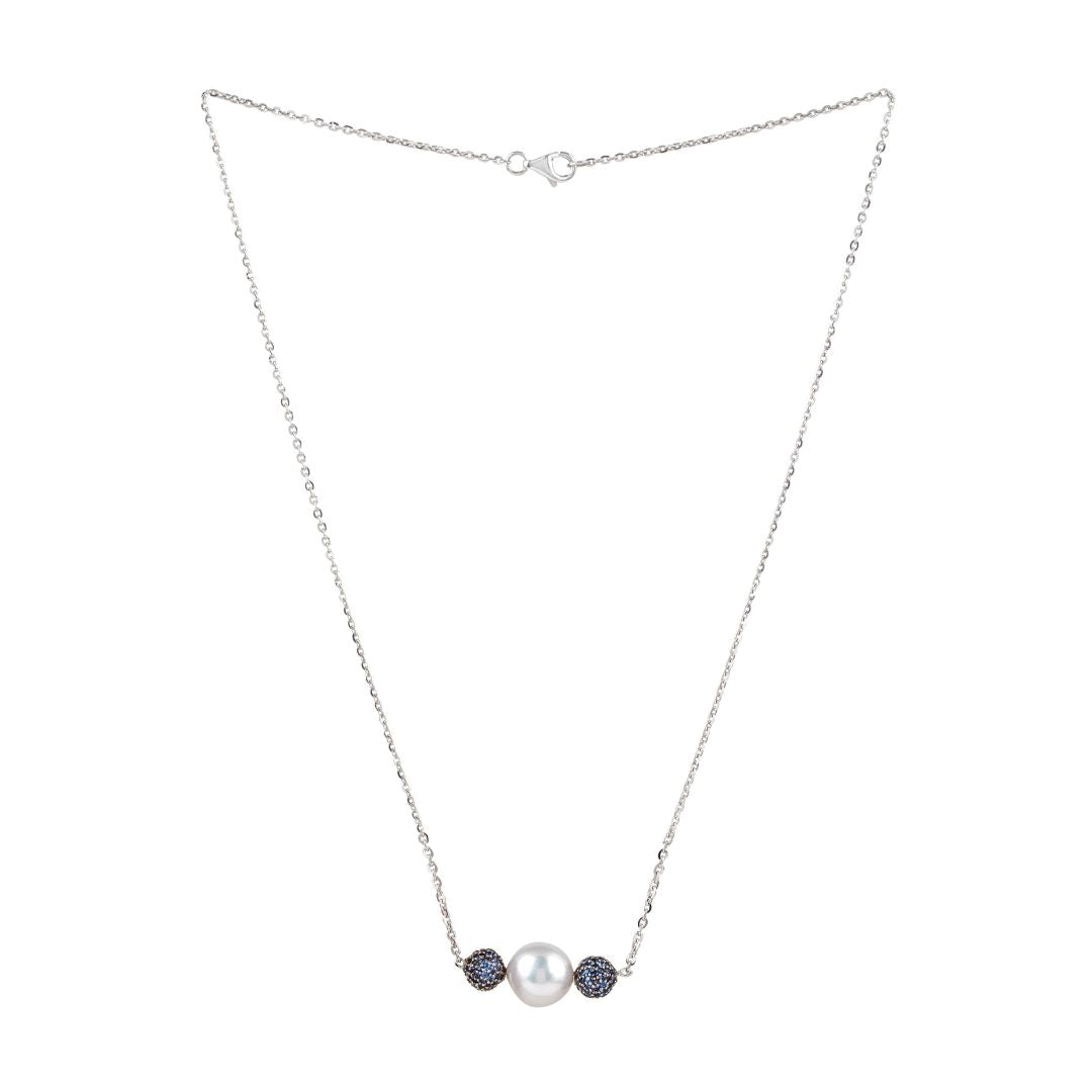 Sapphire and Pearl Jewelry