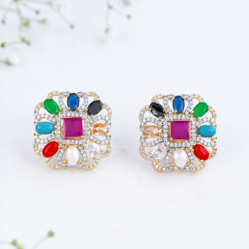 Multicolor Freshwater Pearl Pendant Set