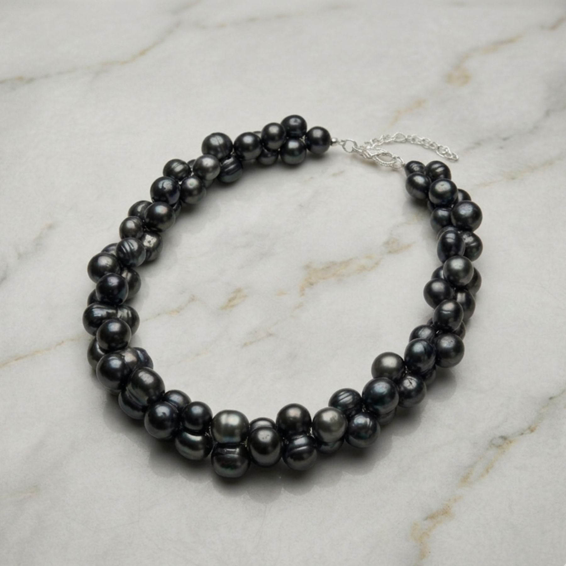 Dark Regalia Baroque Pearl Necklace