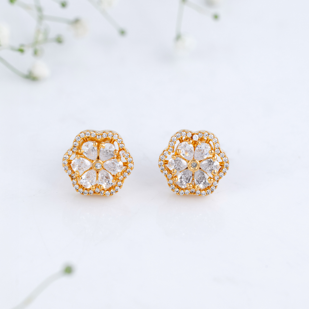 Golden Mandala Pearl Pendant Set