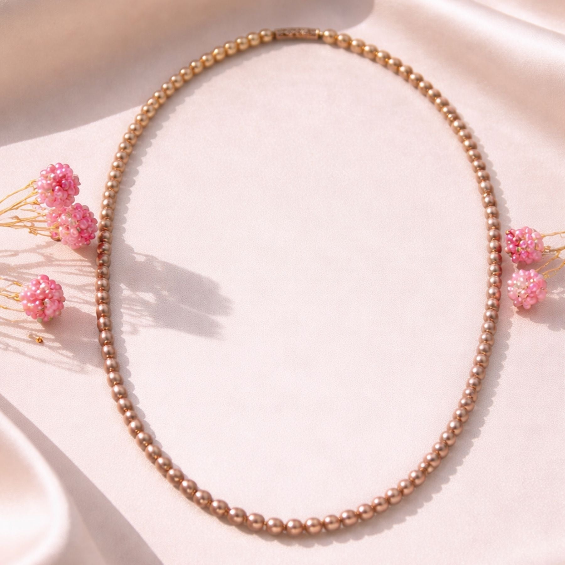 Sunset Shine Pearl Necklace