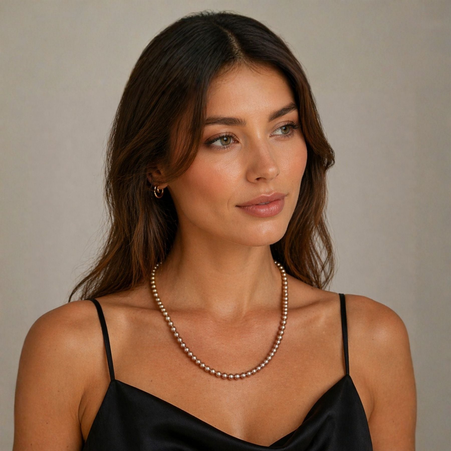 Sunset Shine Pearl Necklace