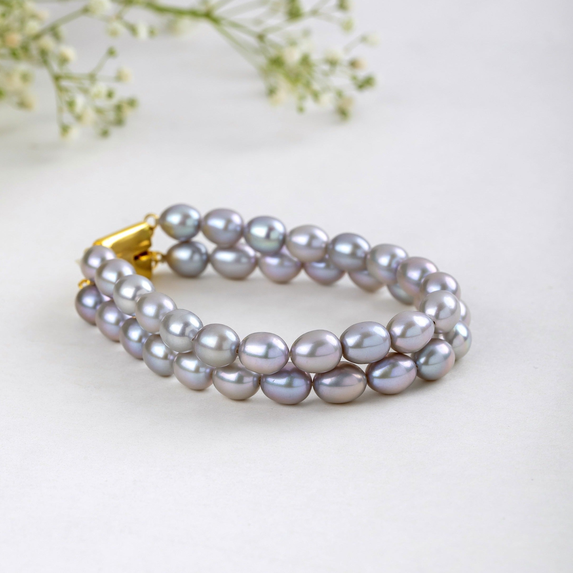 Sleek Grey Bracelet
