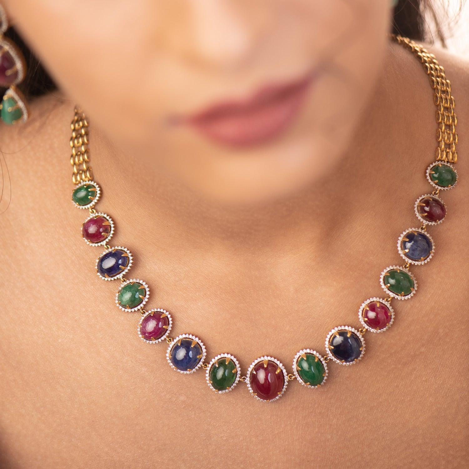 Beyond Precious Gems Diamond Necklace | Pearls
