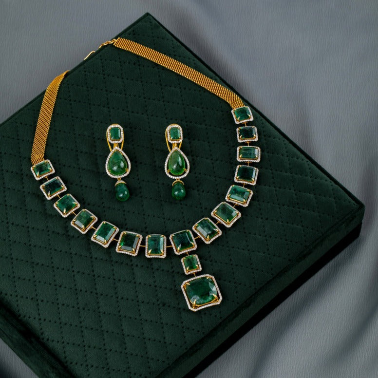 Beyond Emerald and Diamond Royal Necklace