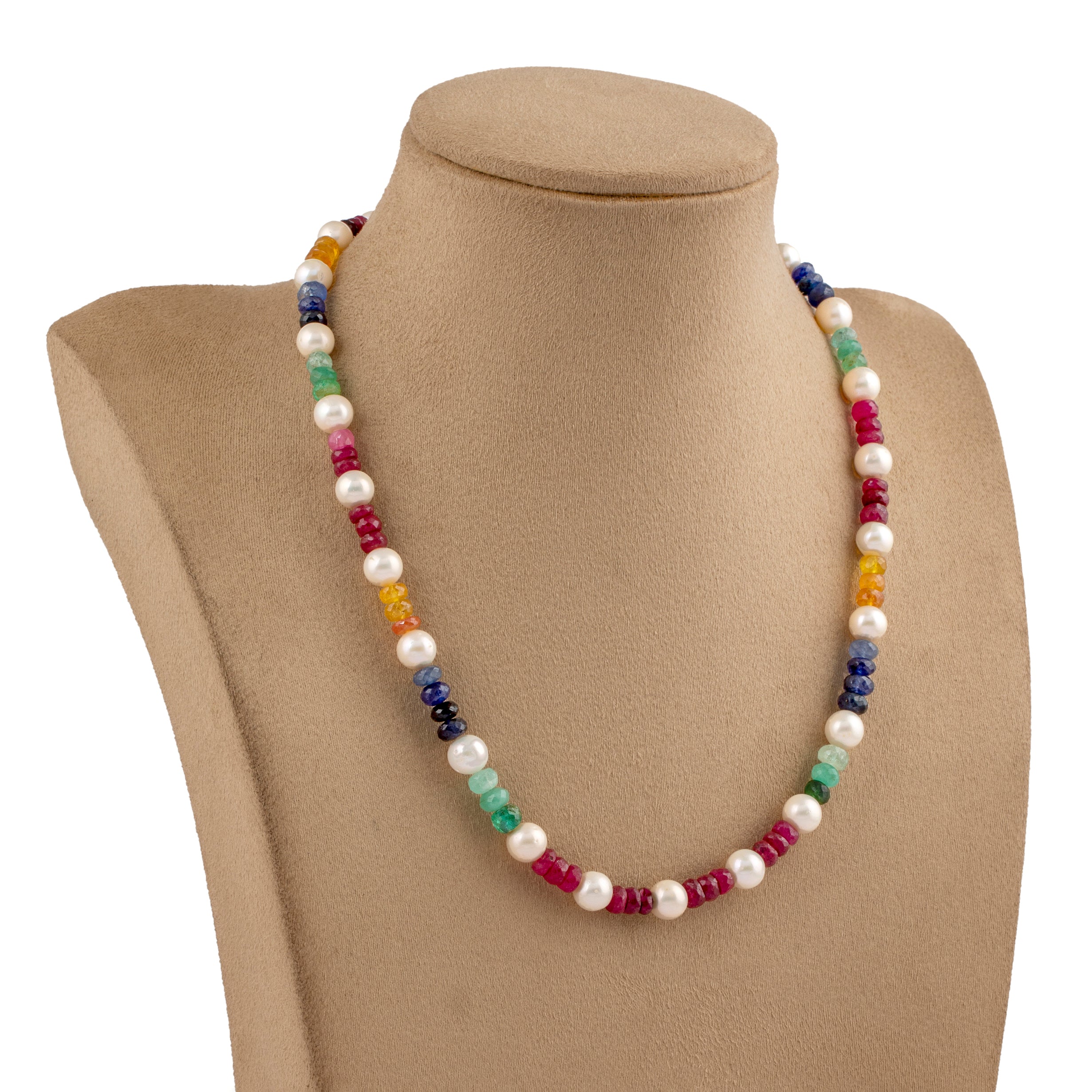 Mystic Meadows Multicolor Freshwater Pearl Necklace