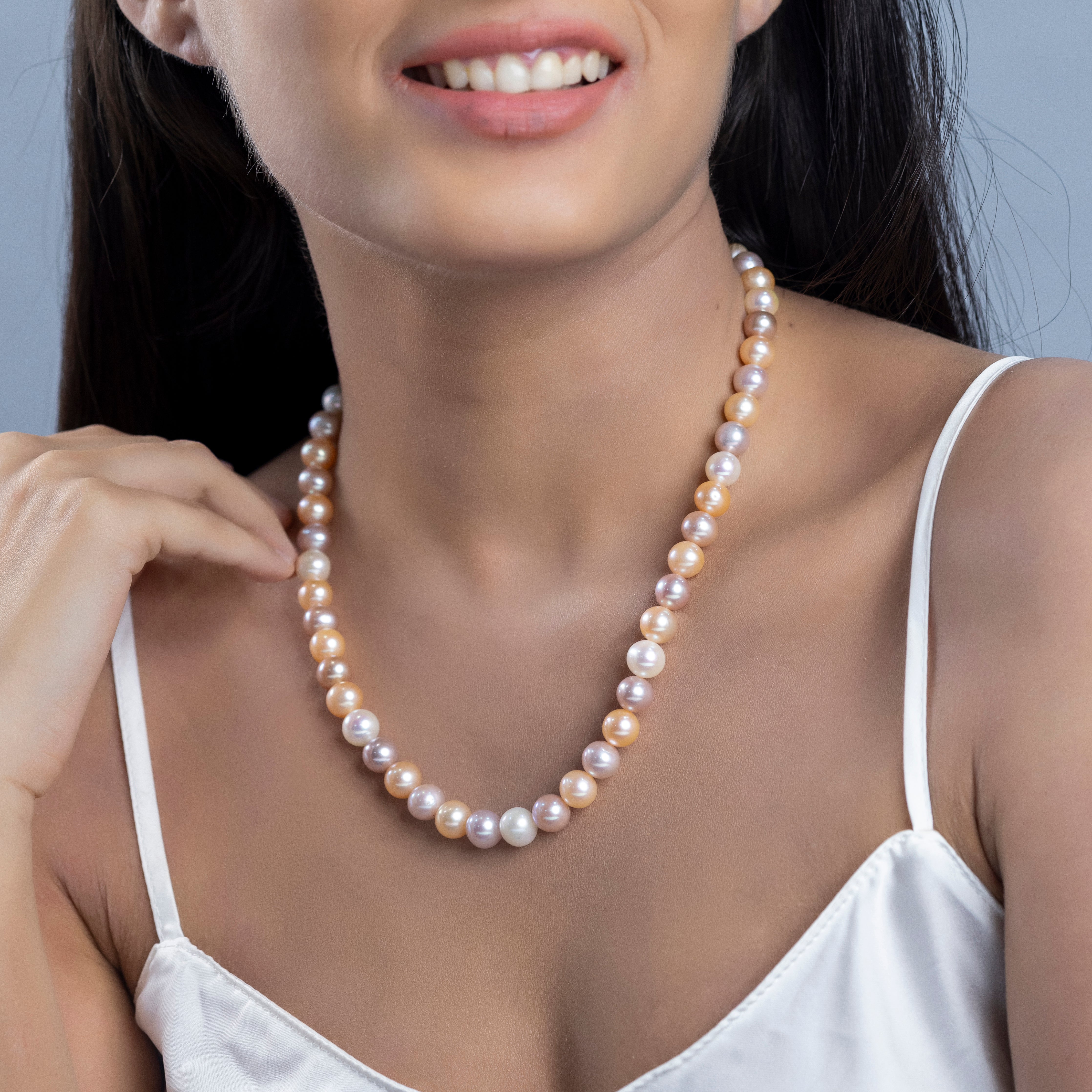 Pastel Pearl Serenade Freshwater Necklace