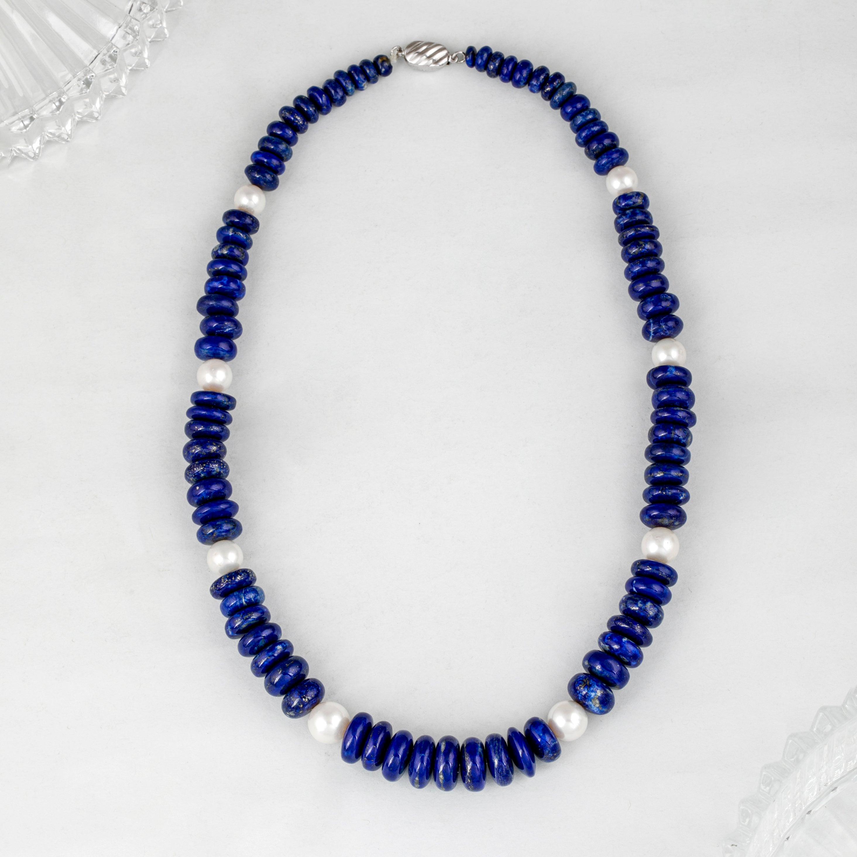 Lapis Lazuli & Freshwater Pearl Necklace