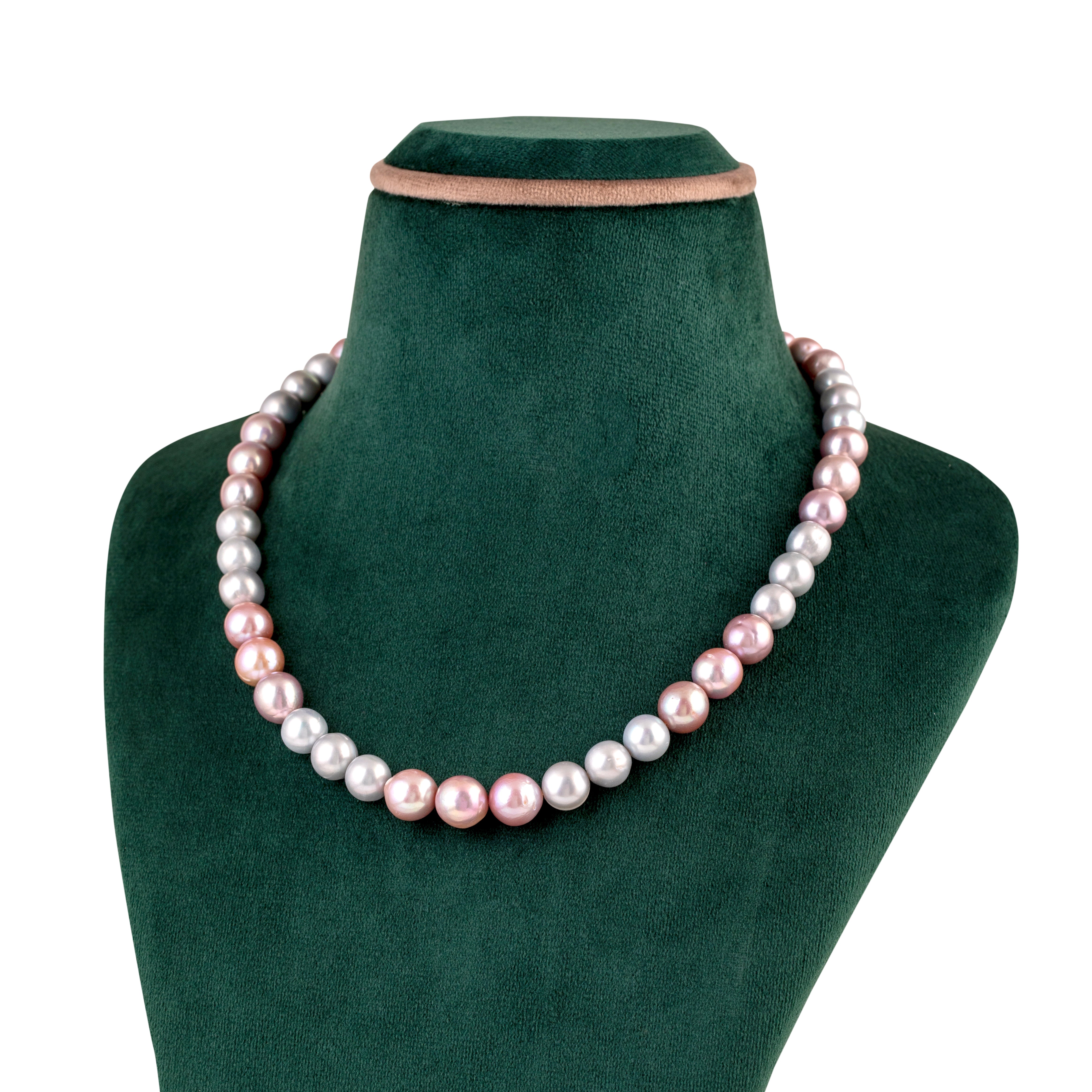 Symphony of Shades Freshwater Necklace