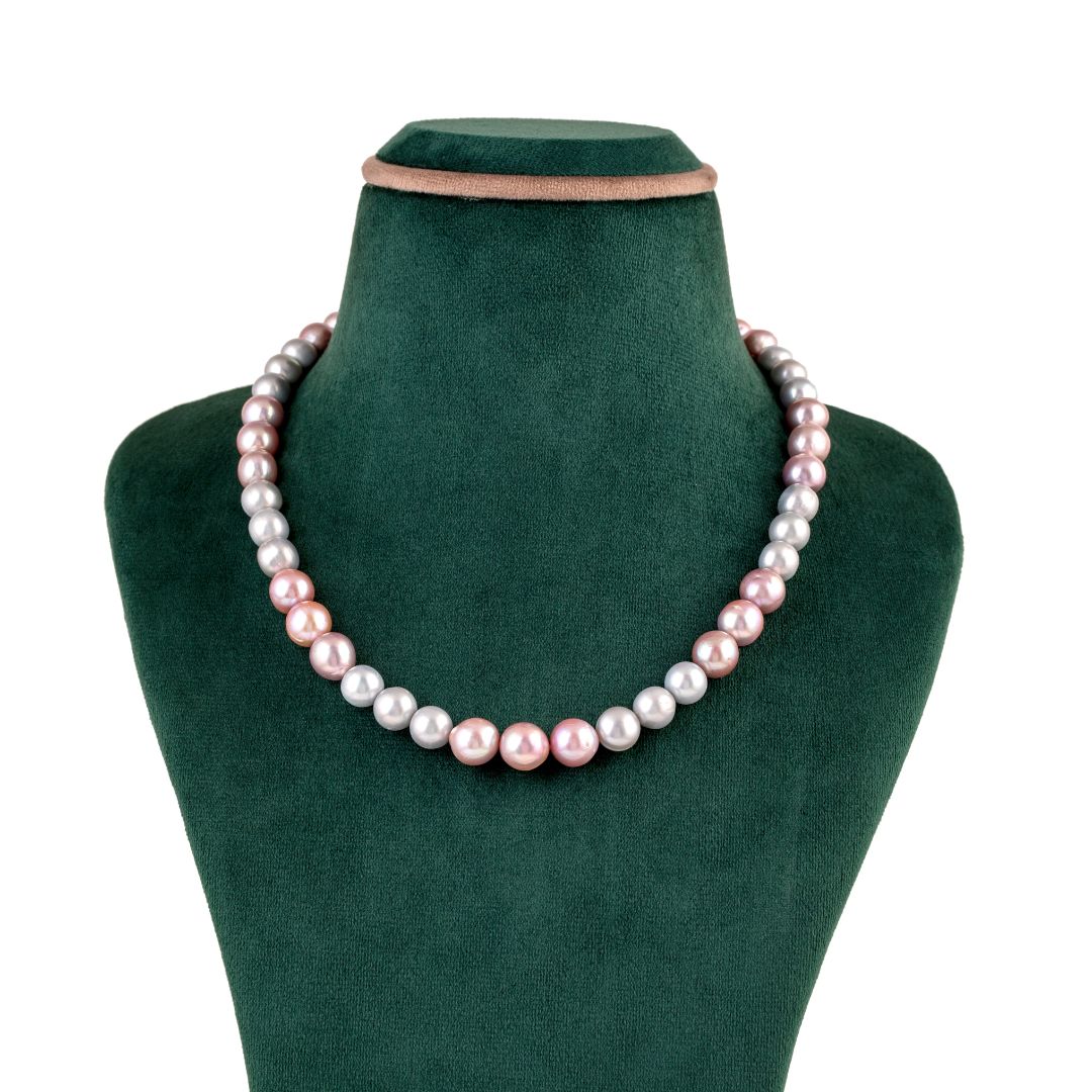 Symphony of Shades Freshwater Pearl Necklace