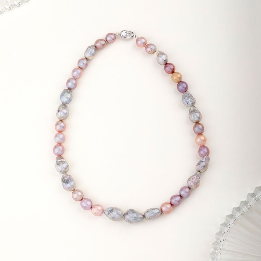 Twilight Blush Baroque Pearl Strand